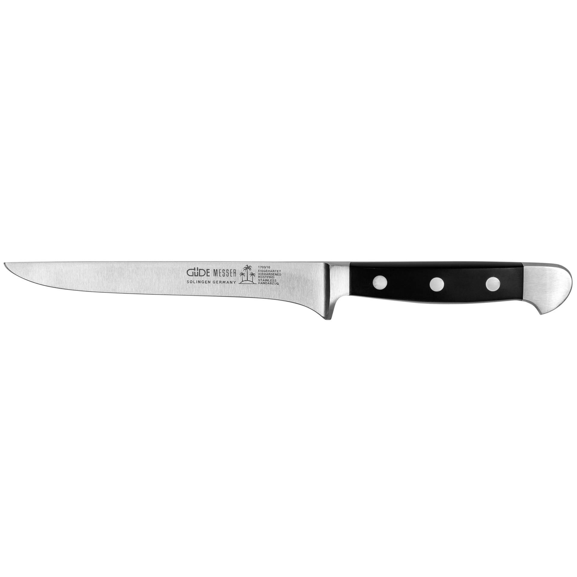 Güde Alpha coltello da disosso 16 cm POM nero 1703/16