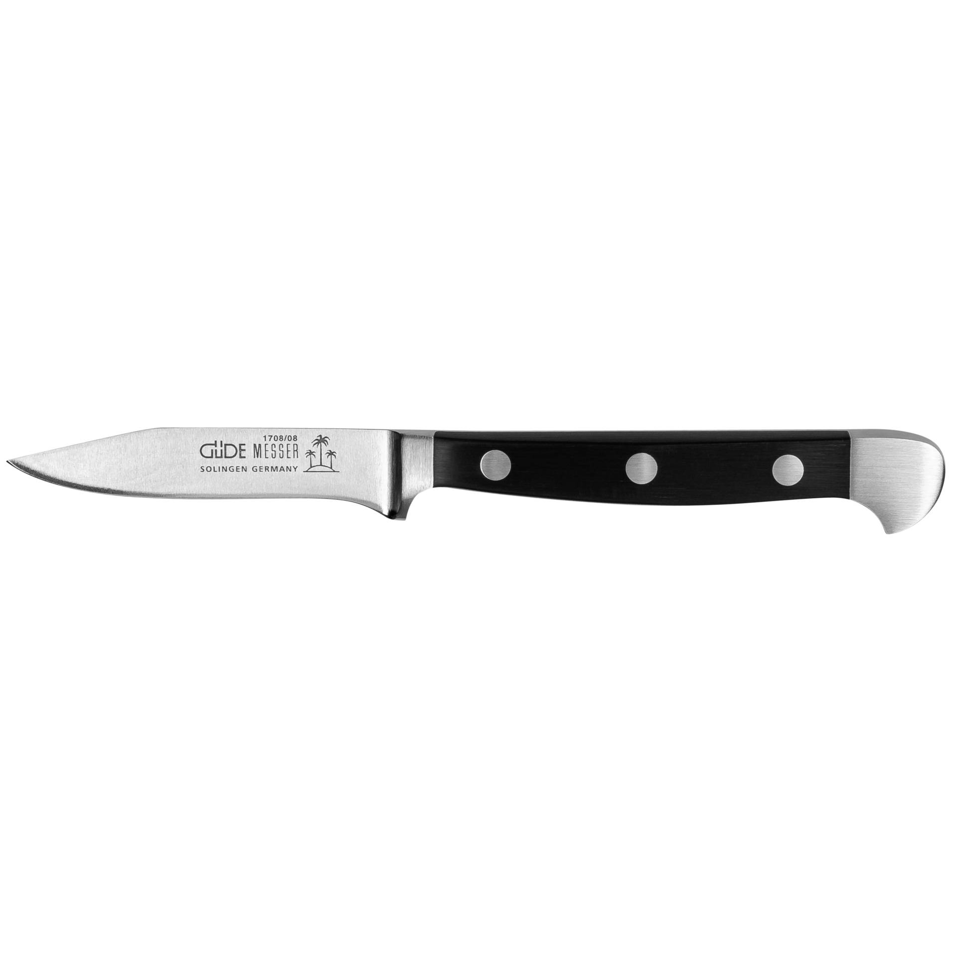 Güde Alpha coltello da verdure 8 cm POM nero 1708/08