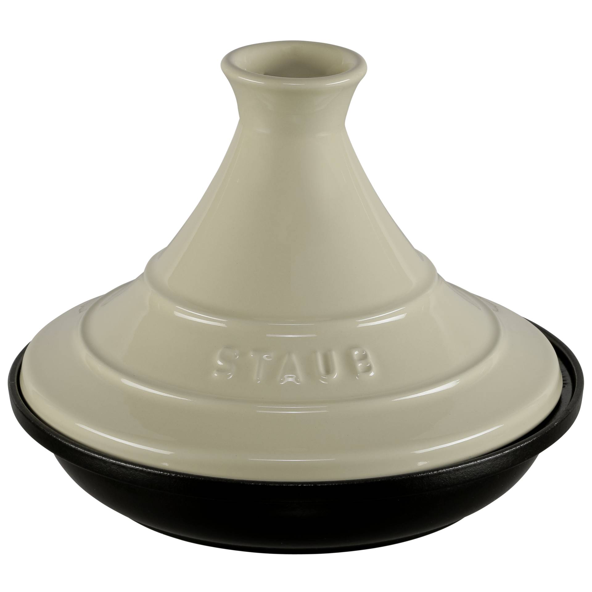 Staub Tajine 20cm rotondo crema, ghisa