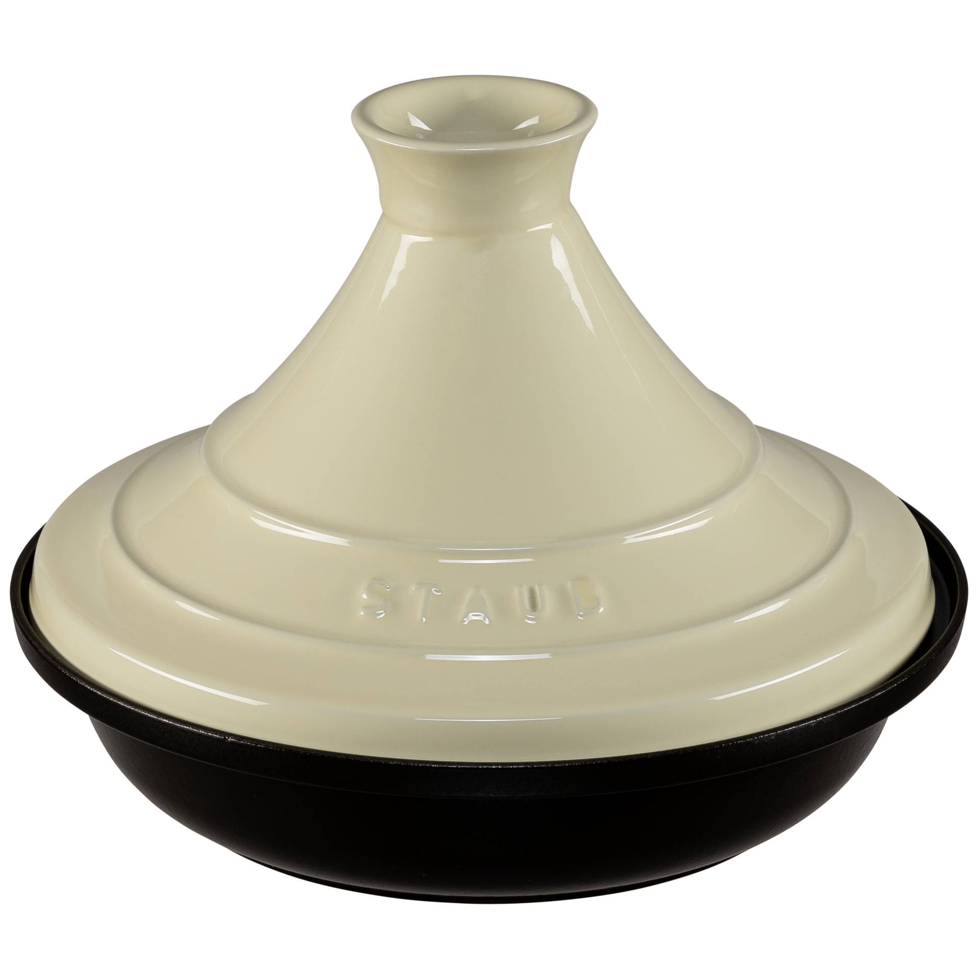 Staub Tajine 28cm roton. crema, ghisa