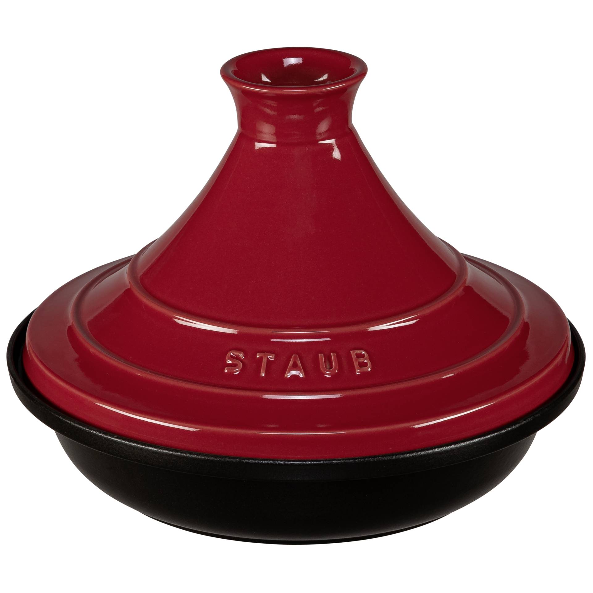 Staub Tajine 28cm roton. rosso ciliegia, ghisa