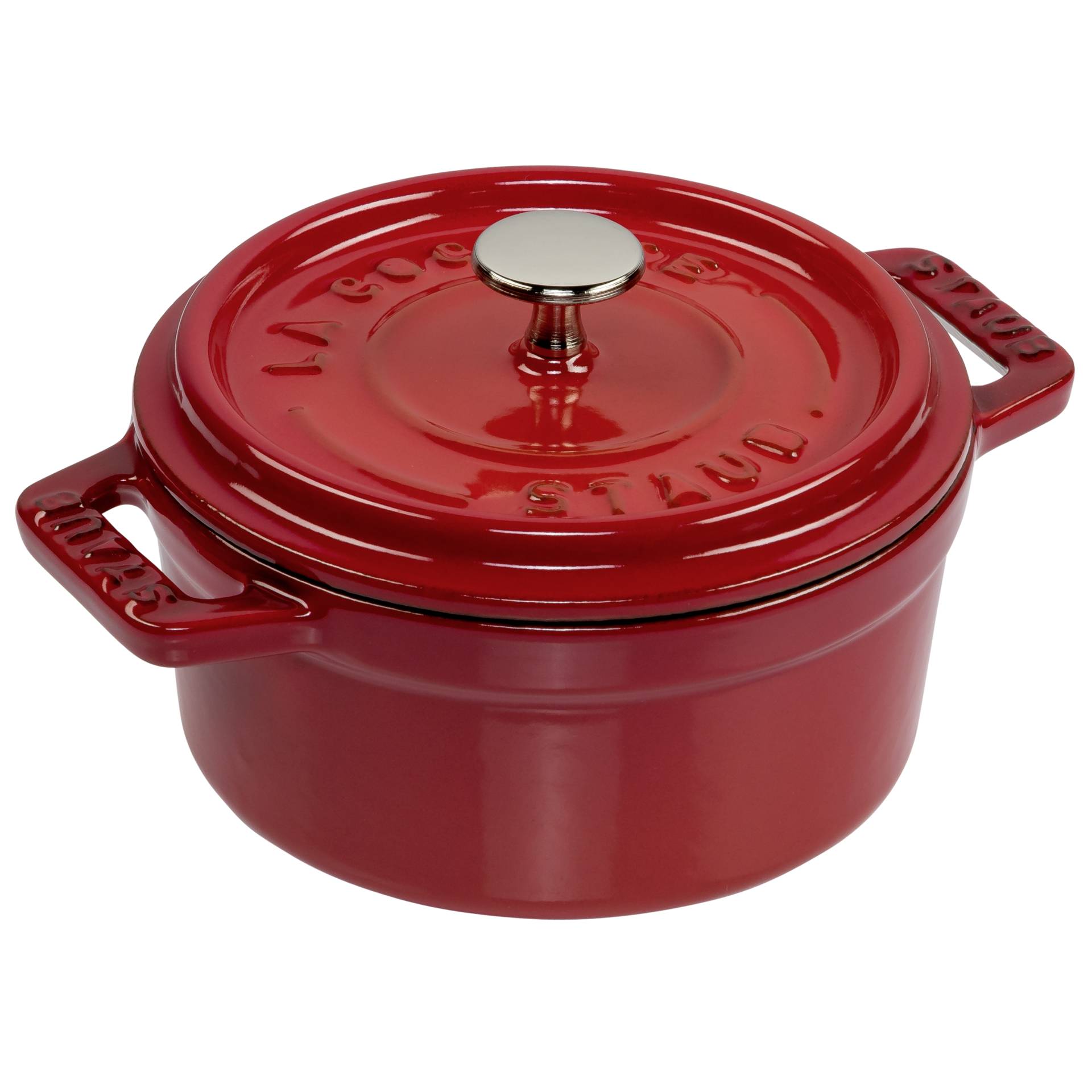 Staub Mini casseruola 10cm rotondo rosso ciliegia, ghisa