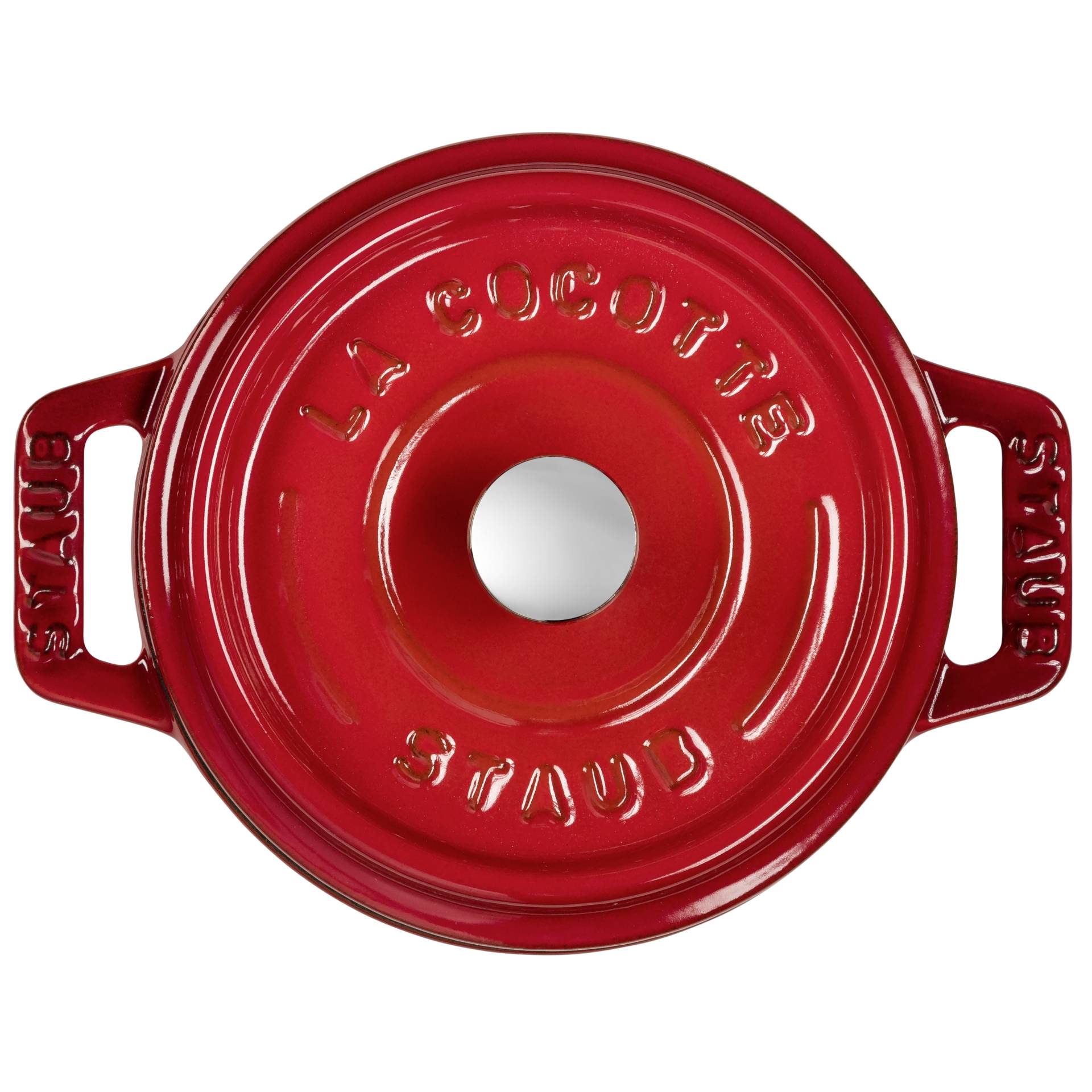 Staub Mini casseruola 10cm rotondo rosso ciliegia, ghisa