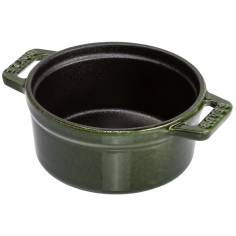 Staub Mini casseruola 10cm rotondo verde basilico, ghisa 2