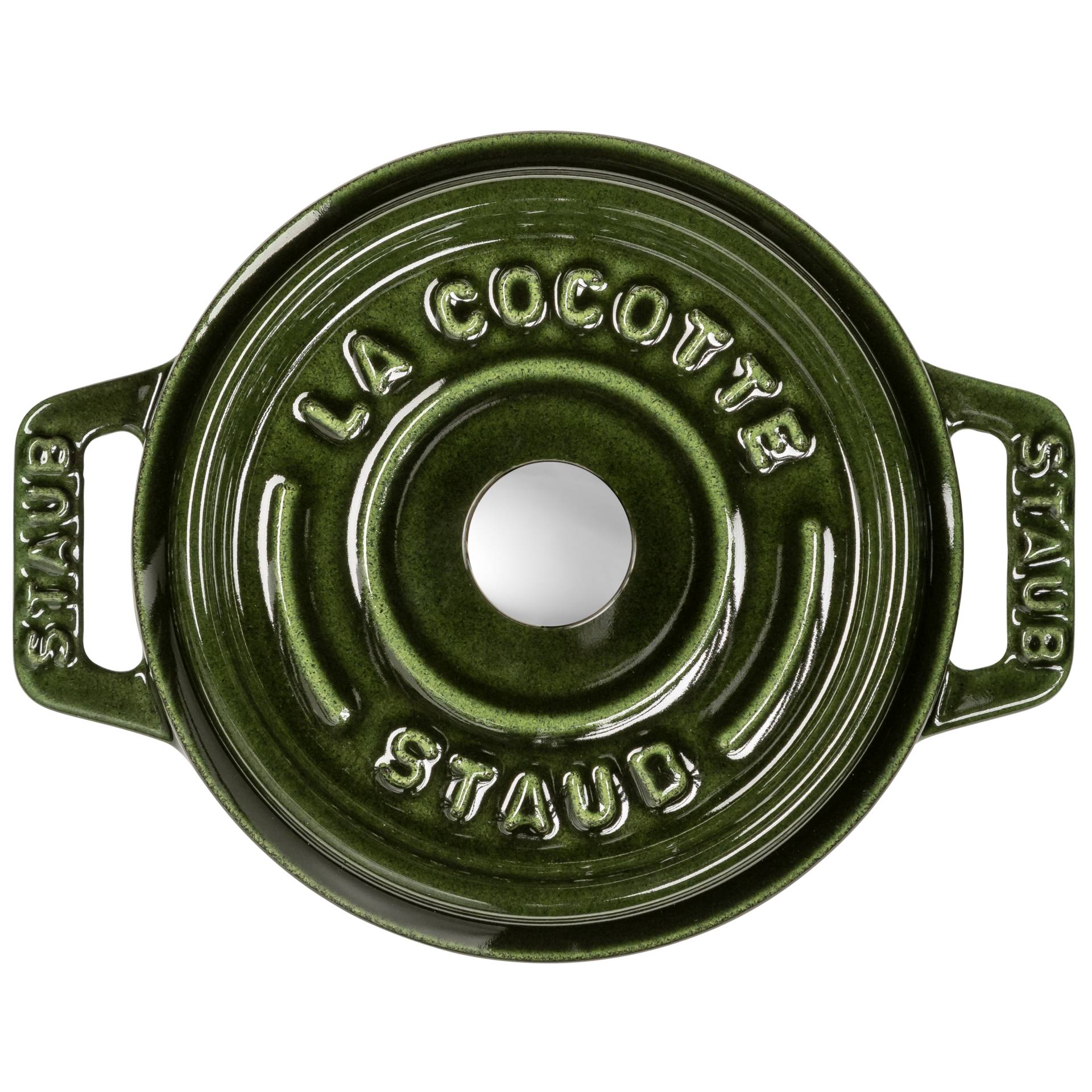 Staub Mini casseruola 10cm rotondo verde basilico, ghisa