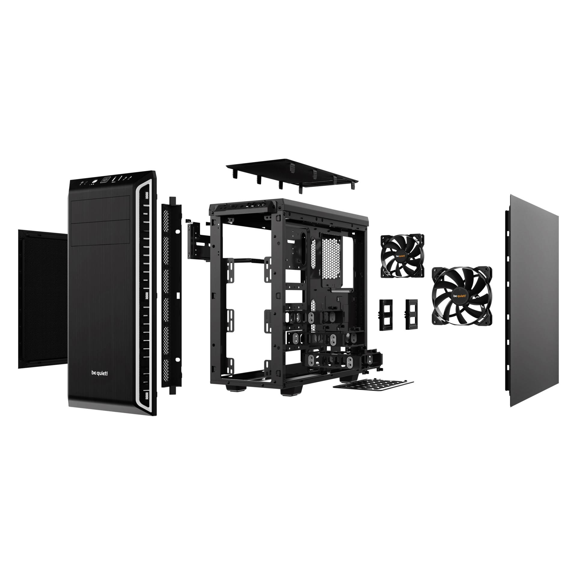 be quiet! PURE BASE 600 argento corpo