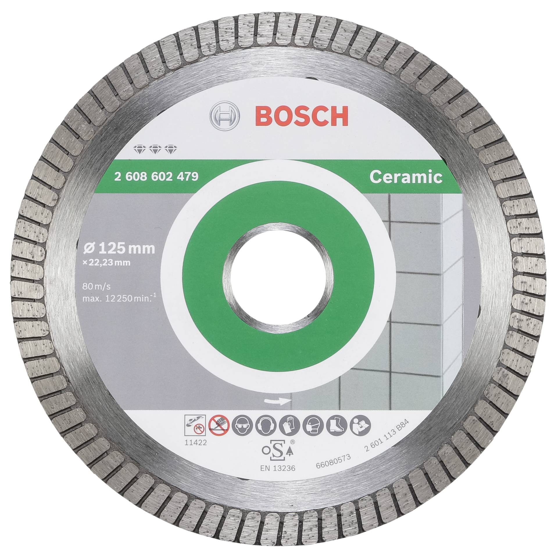 Bosch disco diamantato Extraclean Turbo per Ceramic