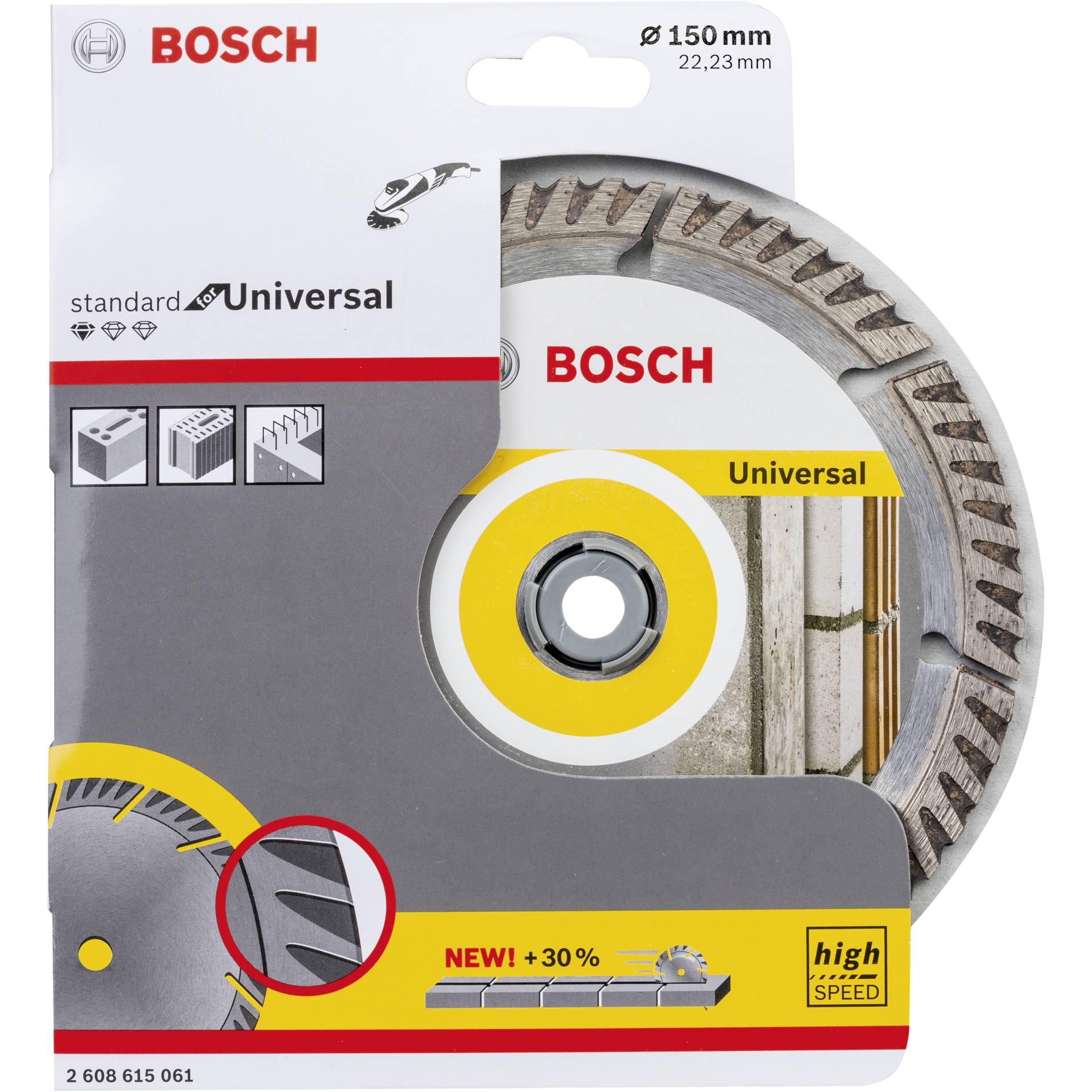 Bosch DIA-TS 150x22,23 Stnd. per Universal Speed