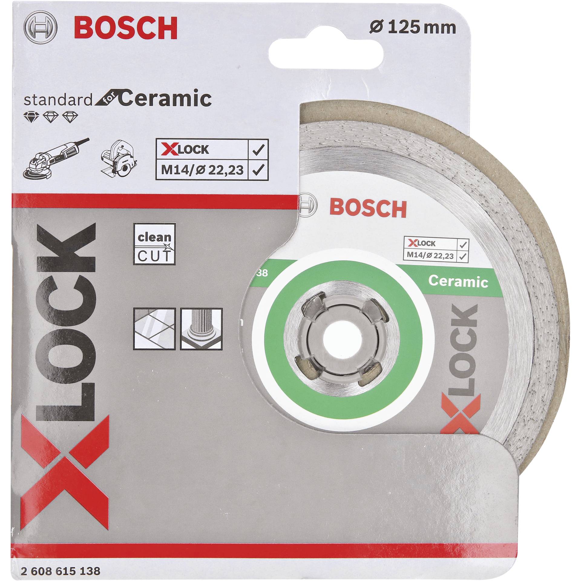 Bosch X-LOCK DIA-TS 125x 22 23 StC
