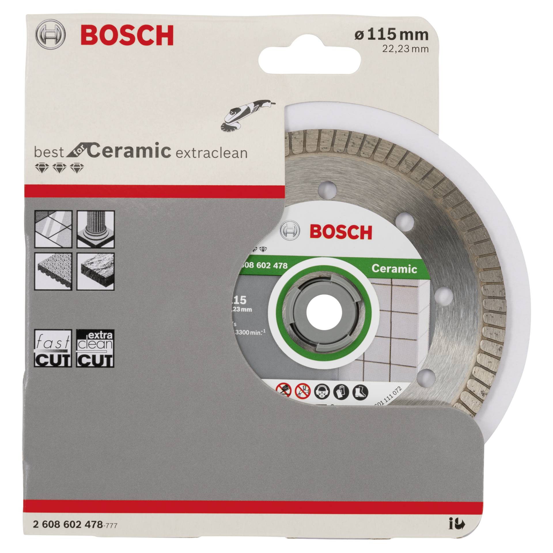 Bosch mola diamantata Beste 115x22,23 Ceramic EC Turbo