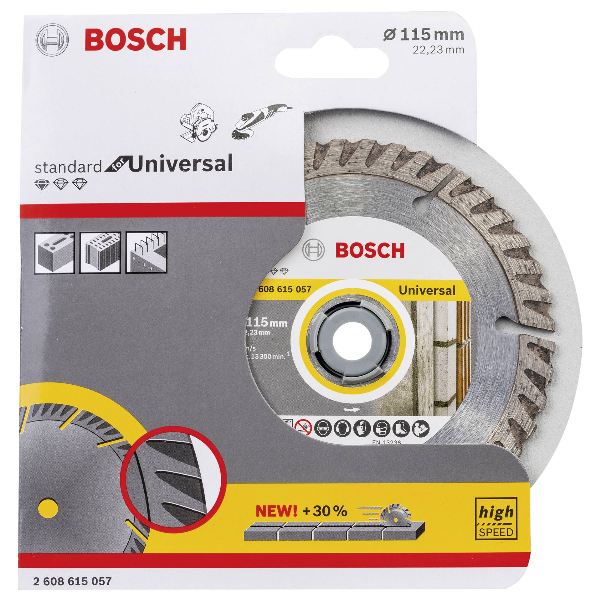 Bosch mola diamantata 115x22,23 Stnd. universale Speed