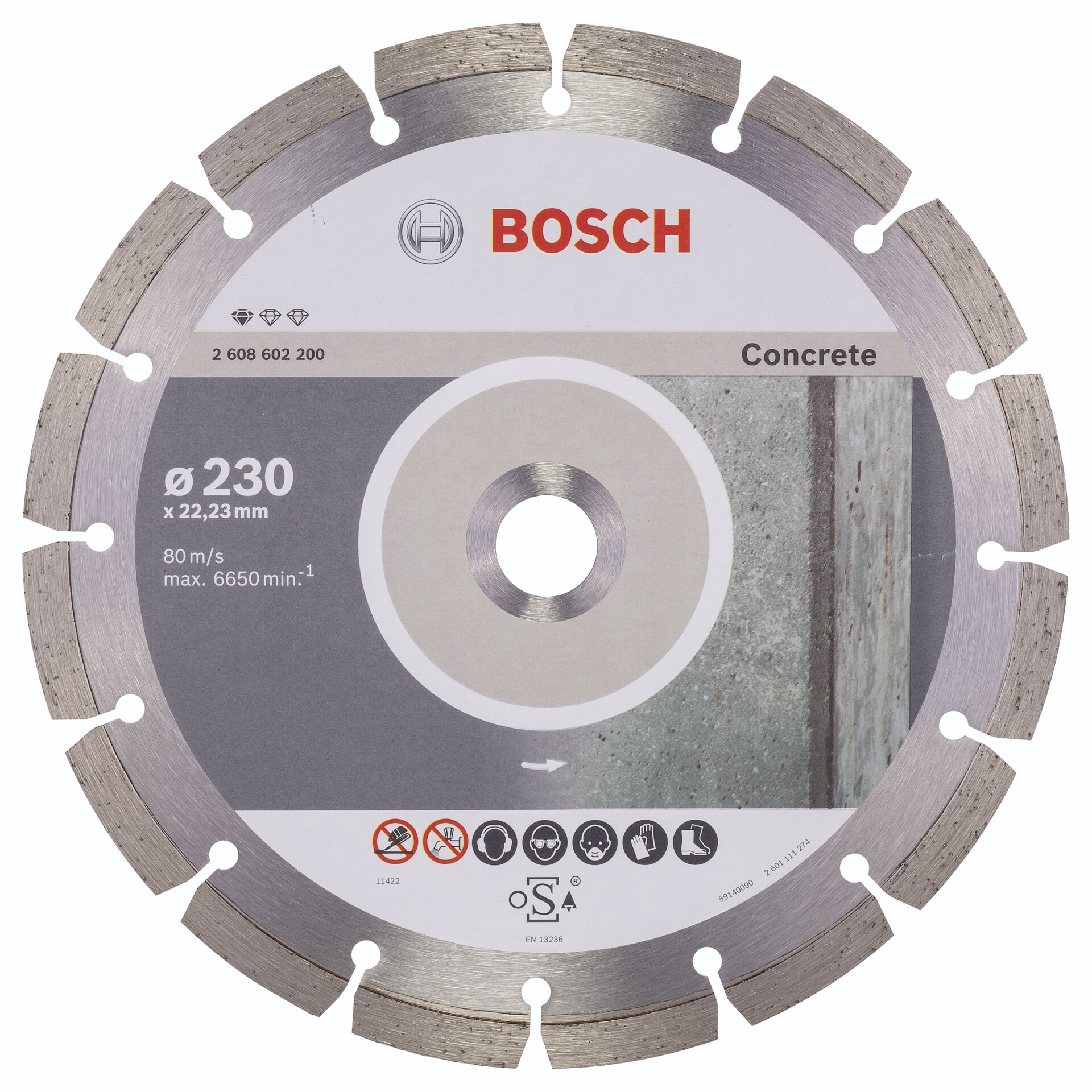 Bosch DIA-TS 230x22,23 Standard For Concrete