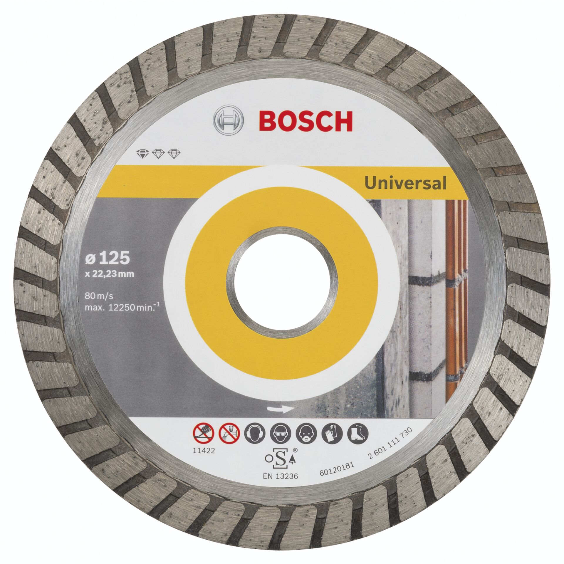 Bosch DIA-TS 125x22,23 Std. Universal Turbo