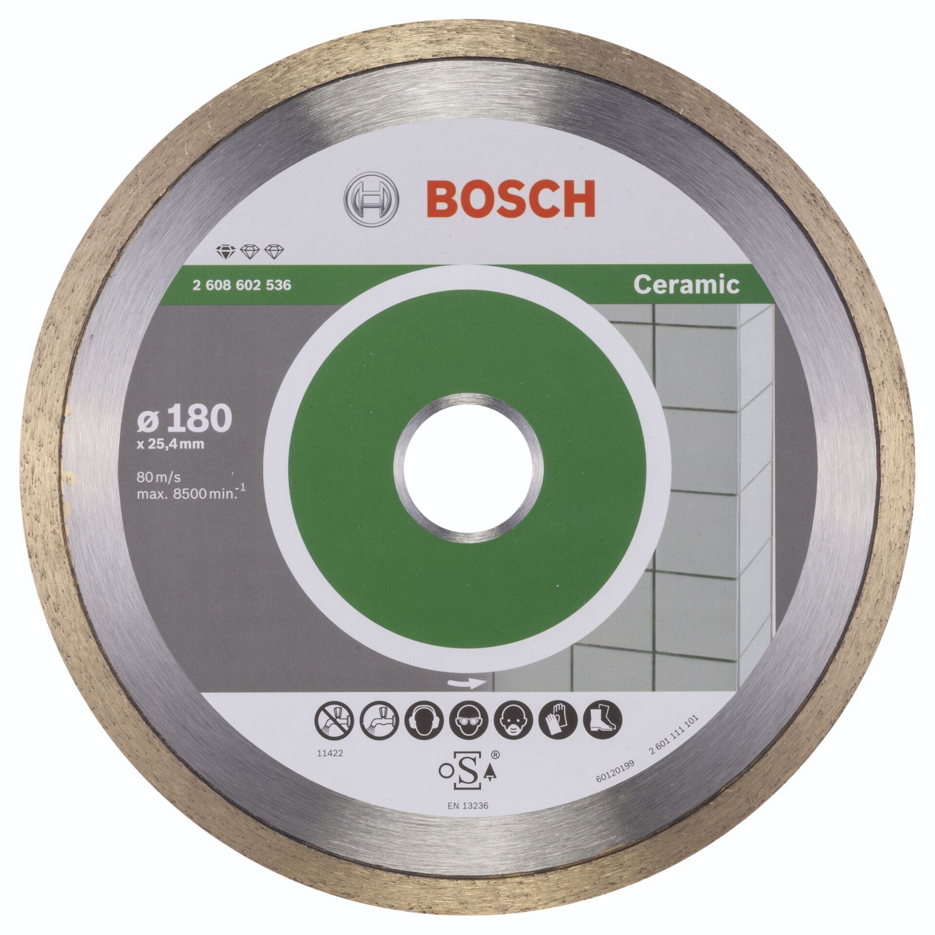 Bosch DIA-TS 180x 25,4 Standard For Ceramic