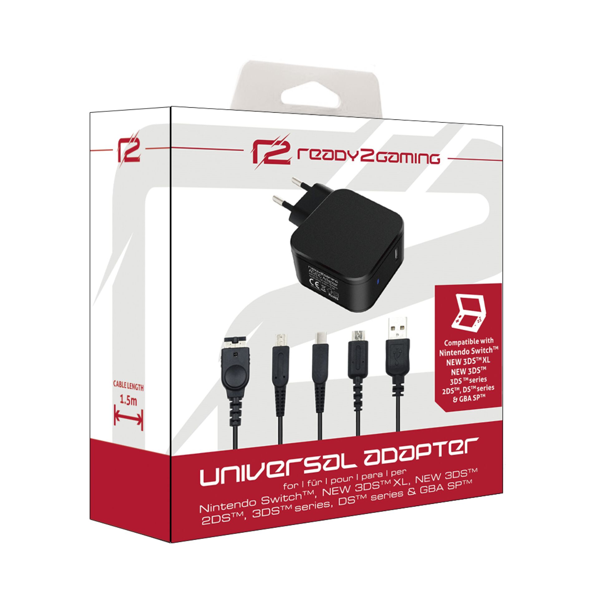 ready2gaming Universal Adapter für GBA, DS und Nintendo Swit 2