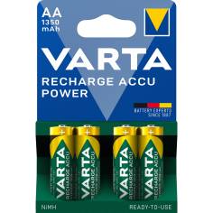 1x4 Varta RECHARGE ACCU Power 1350 mAH AA Mignon NiMH