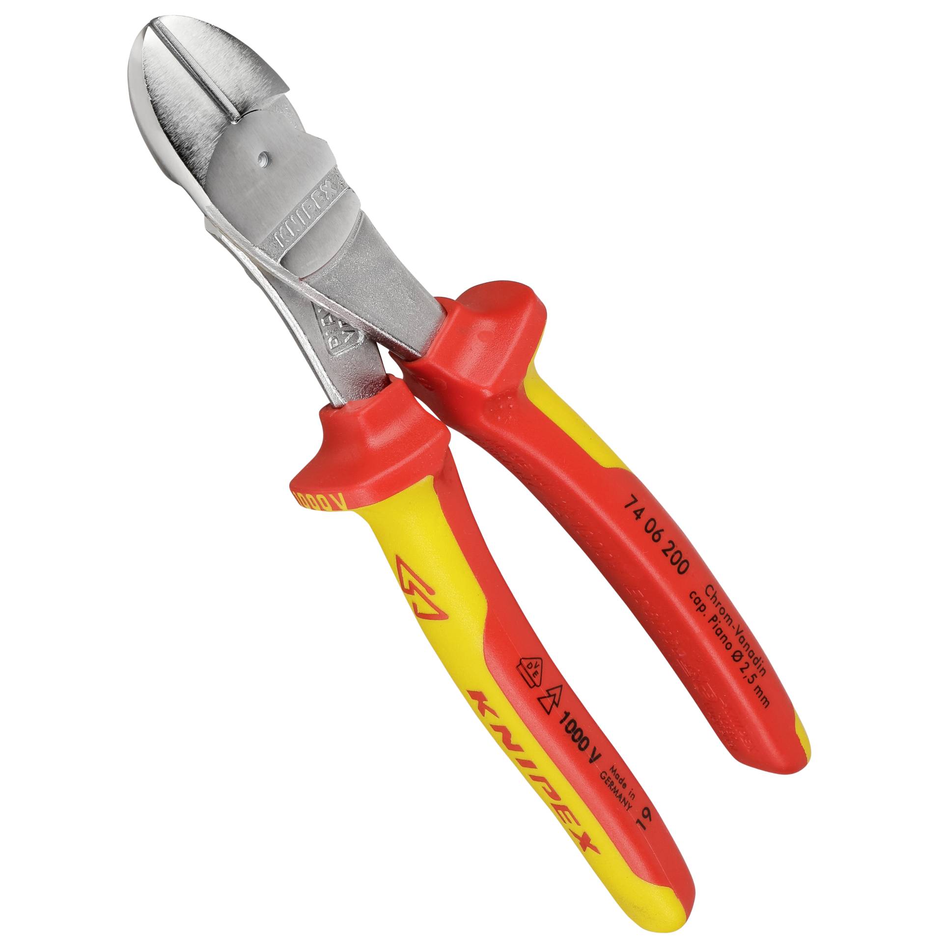 KNIPEX tronchese laterale per meccanica isol. 200 mm