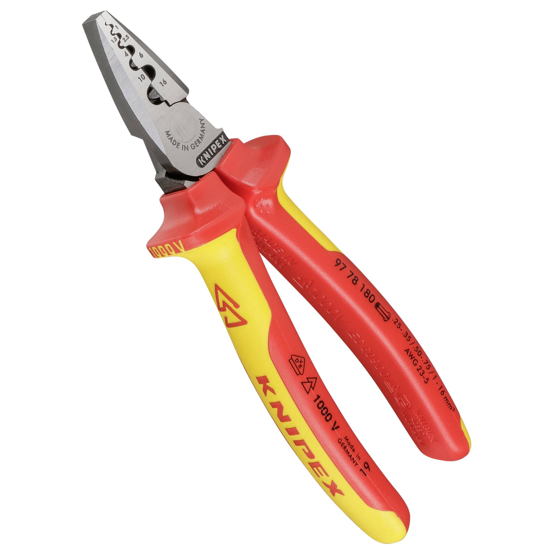 KNIPEX pinza per serrare terminali a bussola