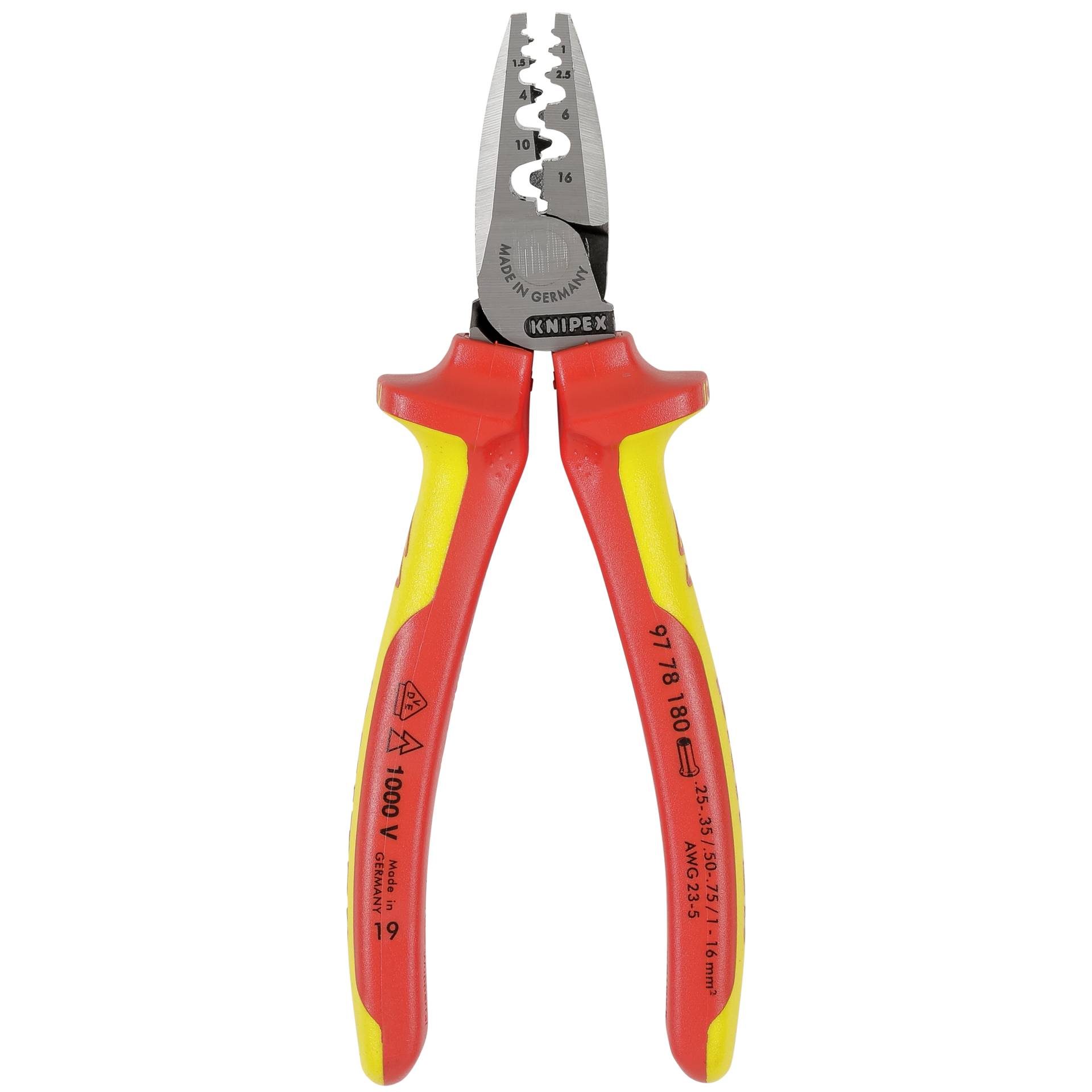 KNIPEX pinza per serrare terminali a bussola