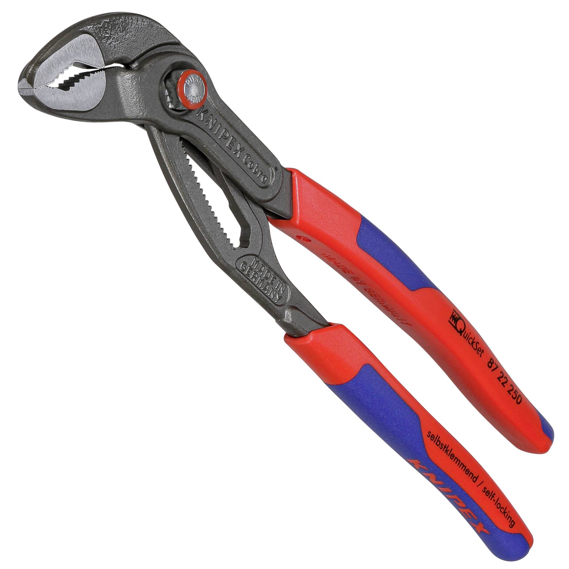KNIPEX Cobra QuickSet pinza regolabile per tubi e dadi