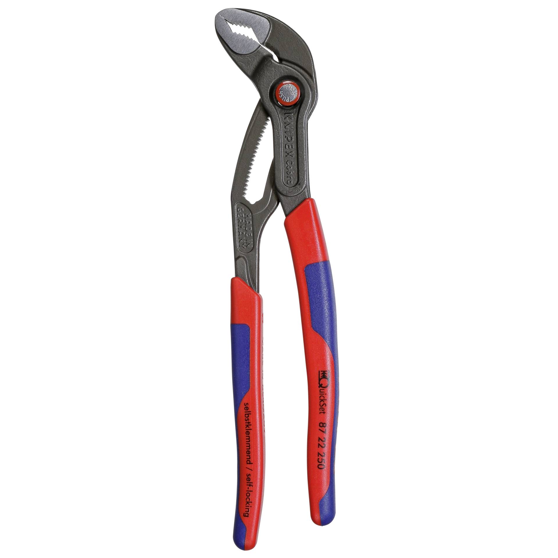 KNIPEX Cobra QuickSet pinza regolabile per tubi e dadi