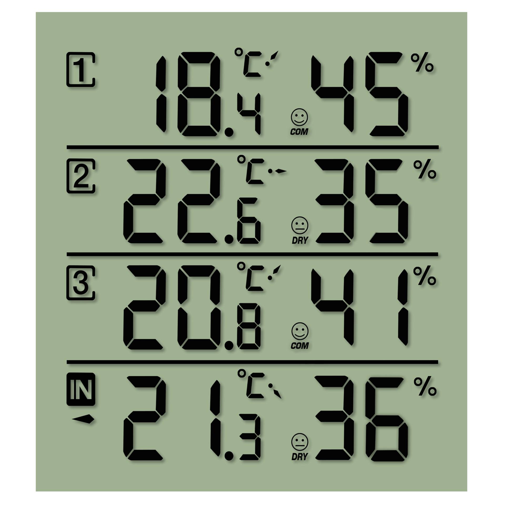 Bresser Temeo Hygro Quadro nero