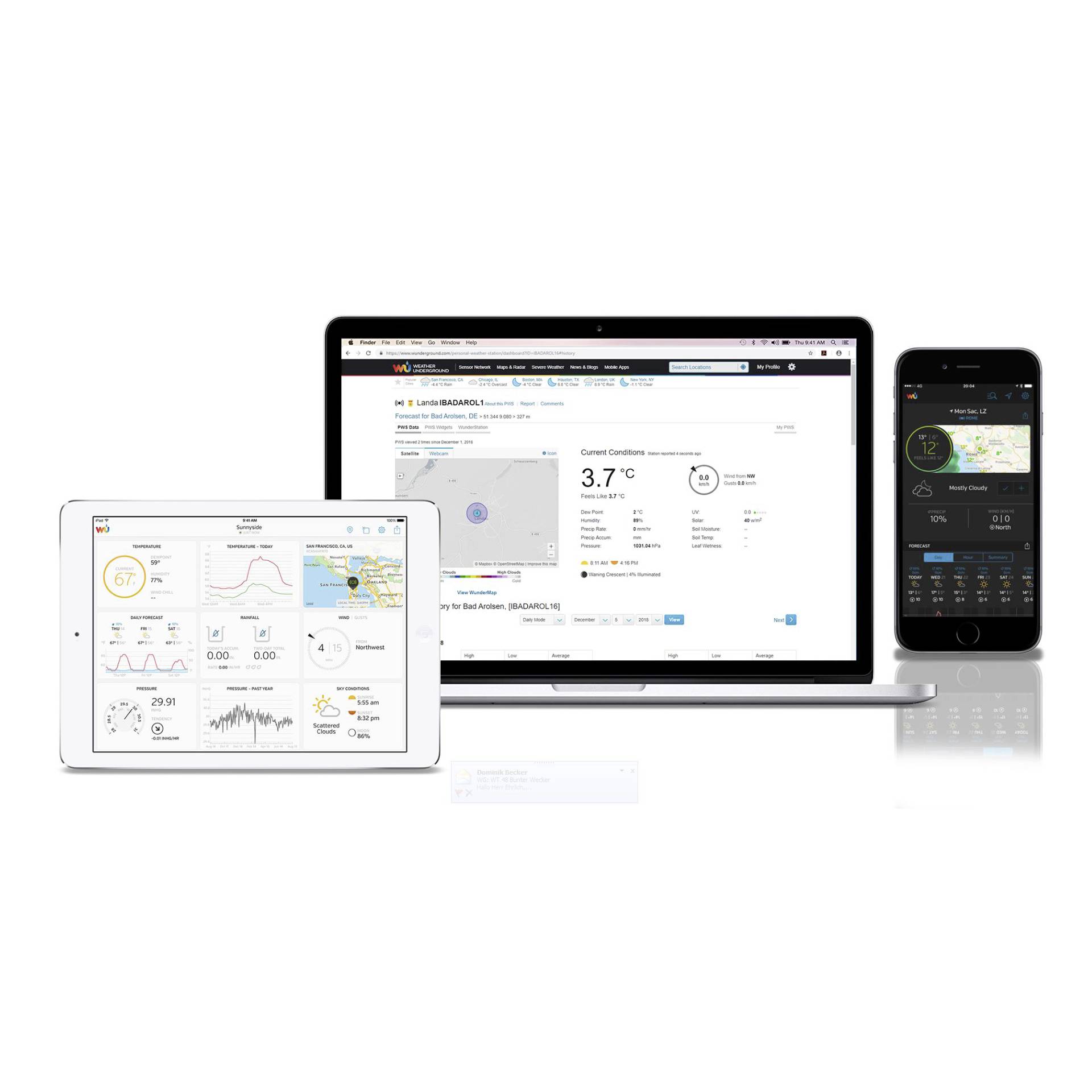 Bresser stazione meteo 5 in 1 Wi-Fi sensore professionale