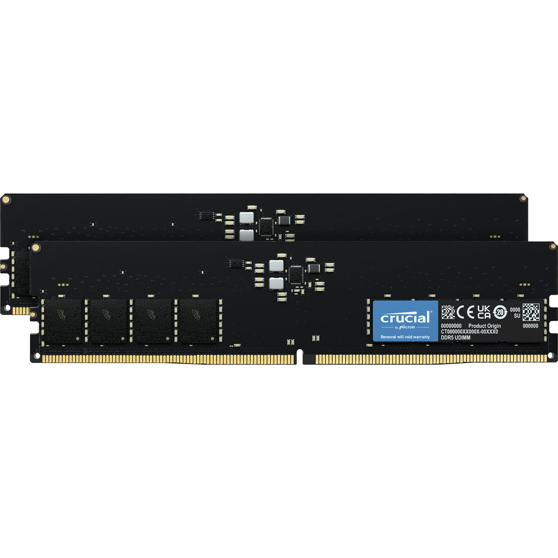 Crucial 64GB Kit DDR5-4800 (2x32GB) UDIMM CL40 (16Gbit)