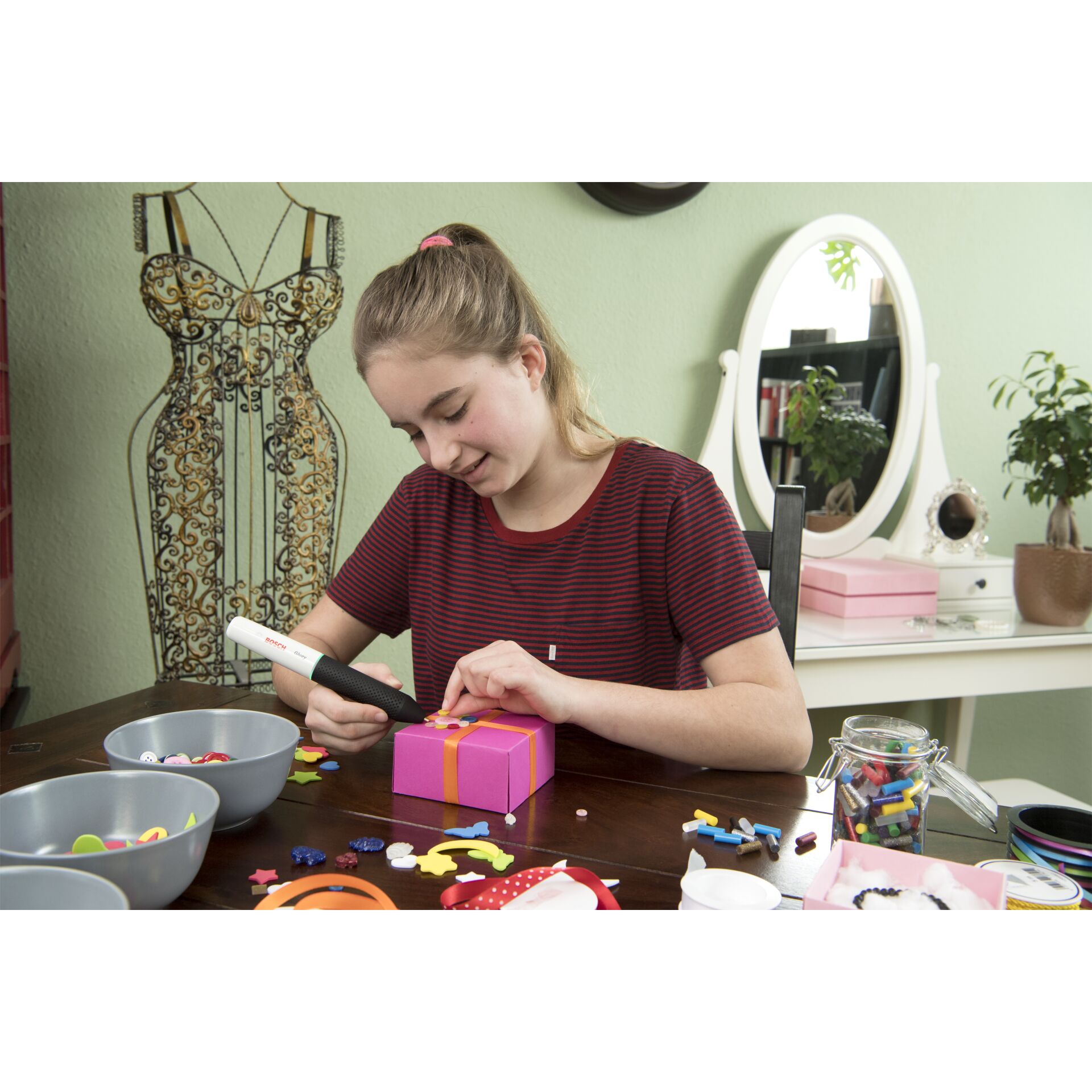 Bosch Gluey smokey grey Heißklebestift