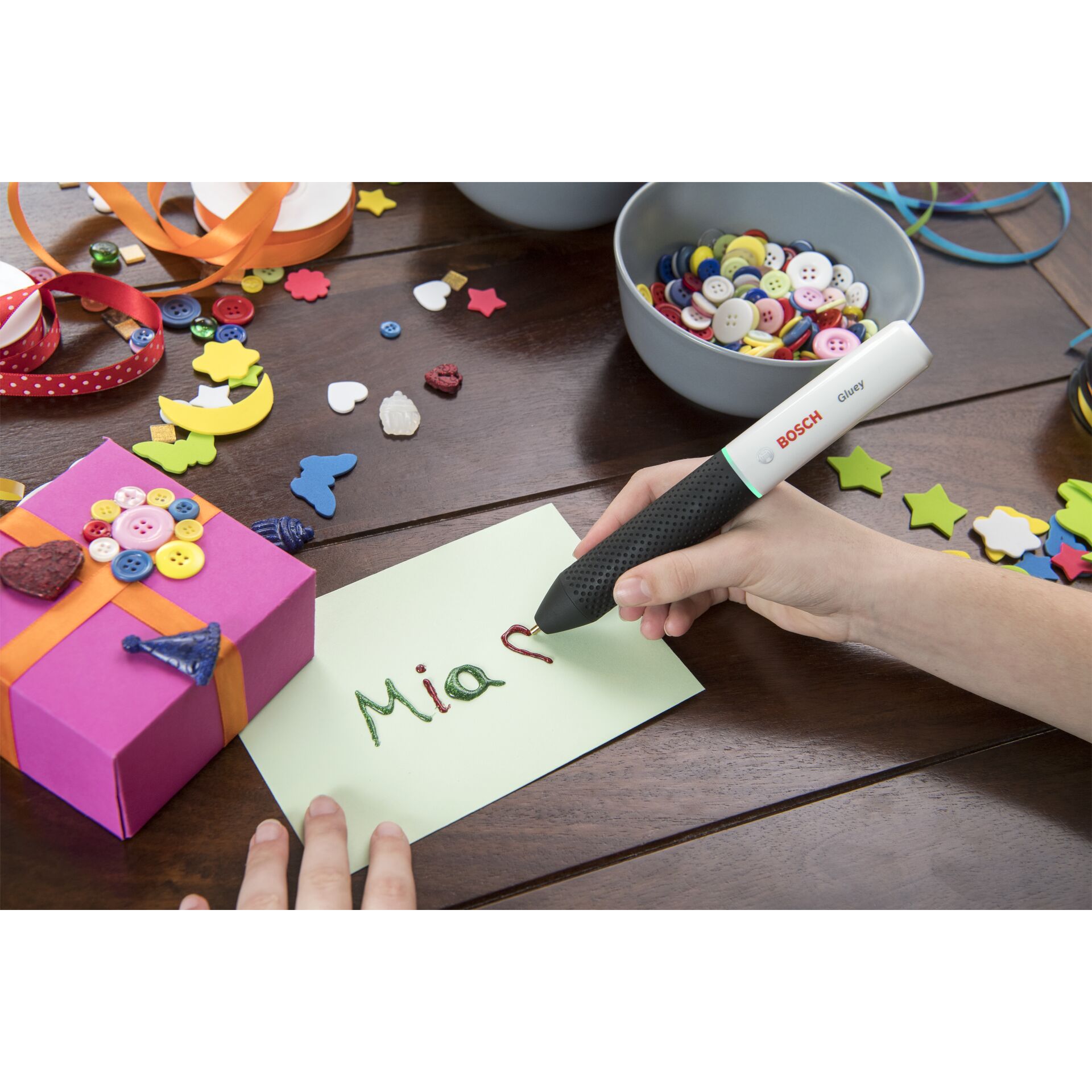 Bosch Gluey smokey grey Heißklebestift