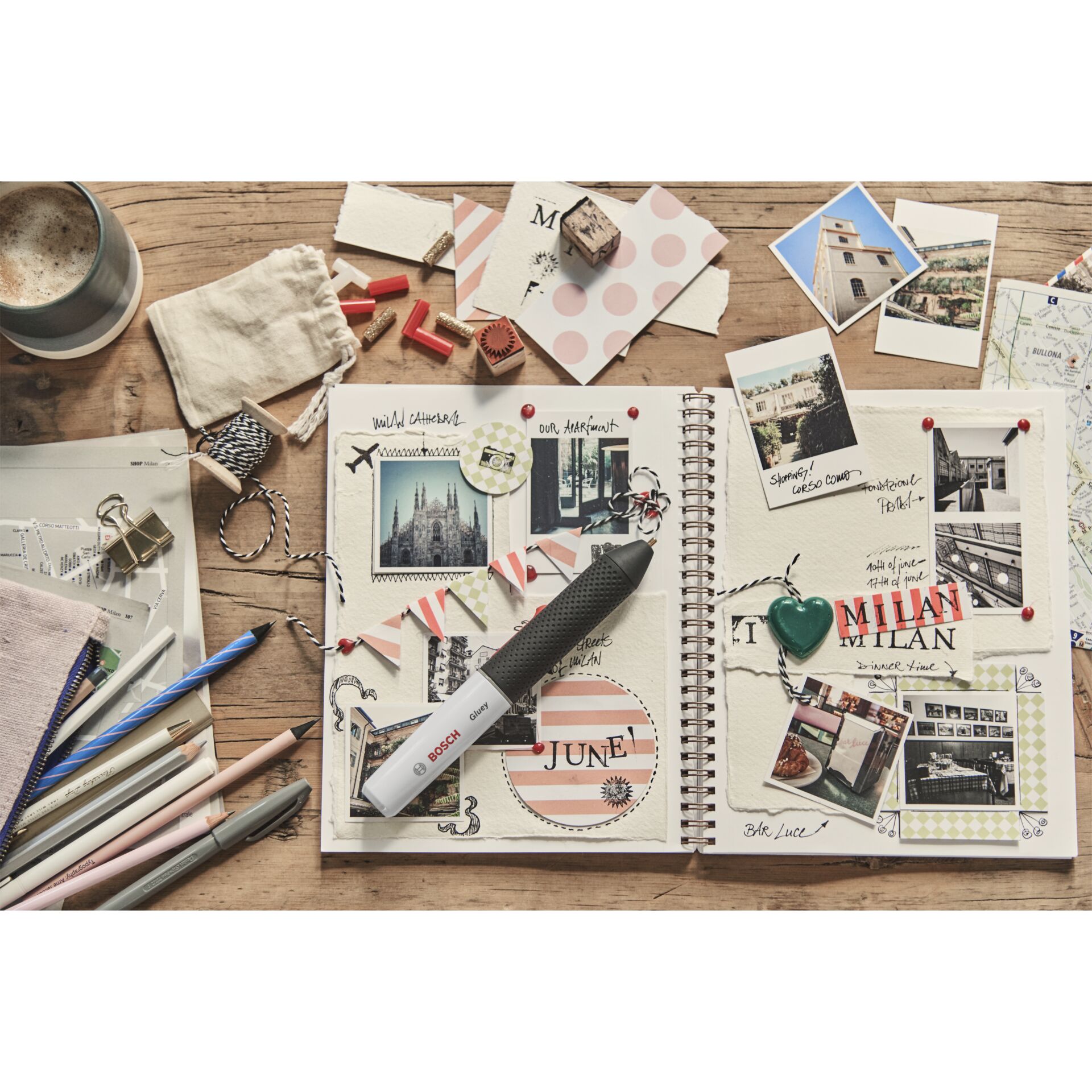 Bosch Gluey smokey grey Heißklebestift