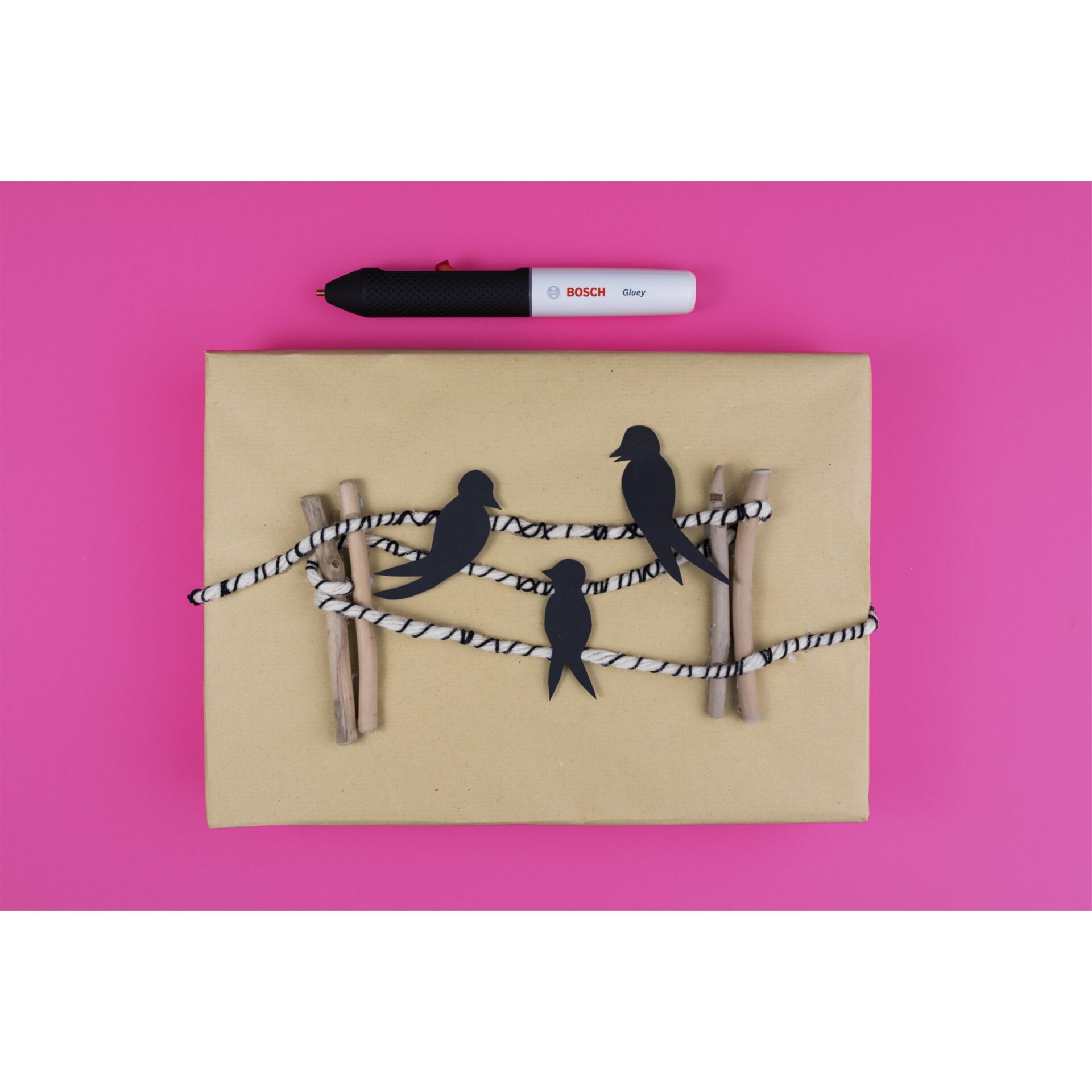 Bosch Gluey smokey grey Heißklebestift