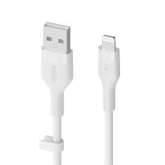 Belkin Flex Lightning/USB-A 3m mfi cert., white CAA008bt3MWH