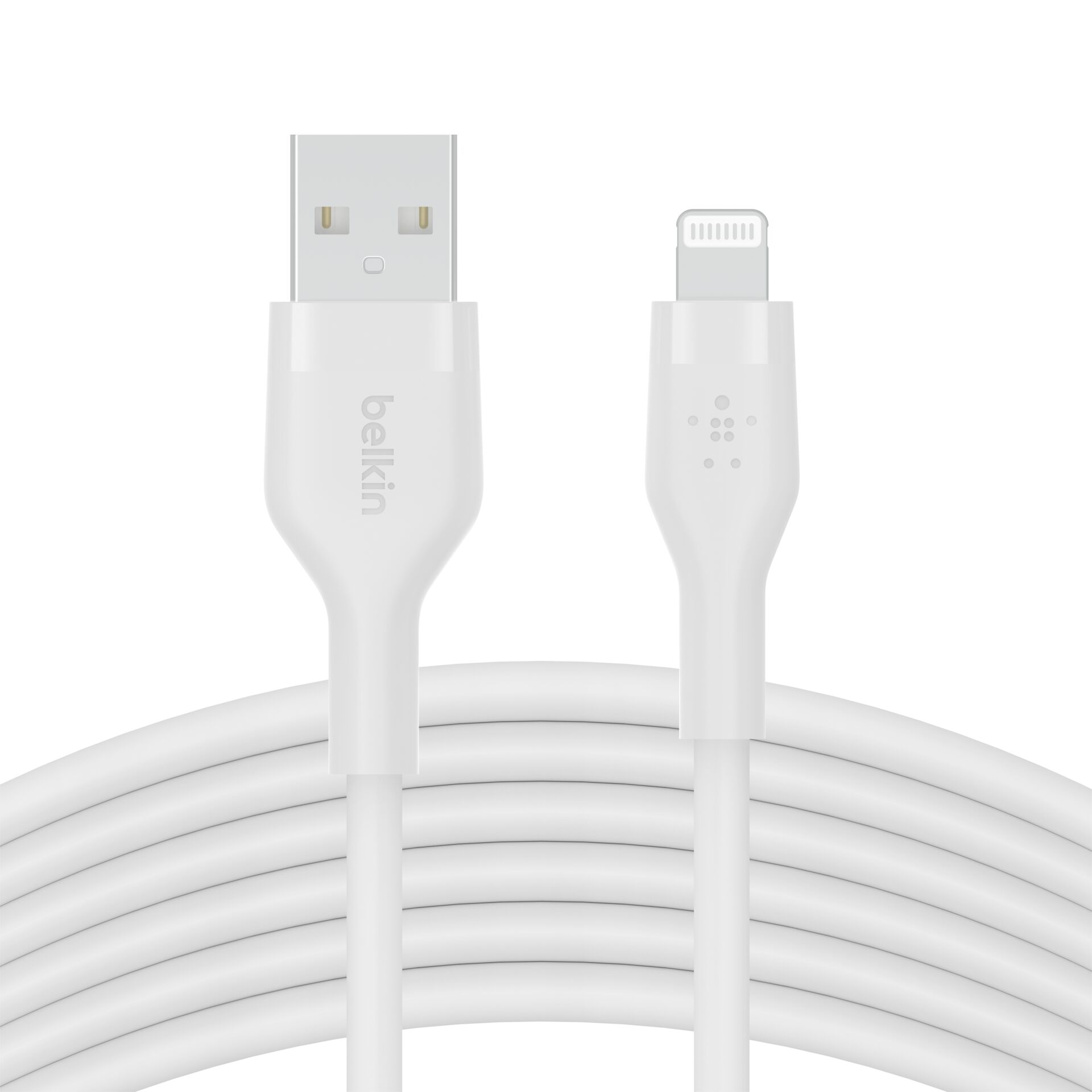 Belkin Flex Lightning/USB-A 3m mfi cert., white CAA008bt3MWH