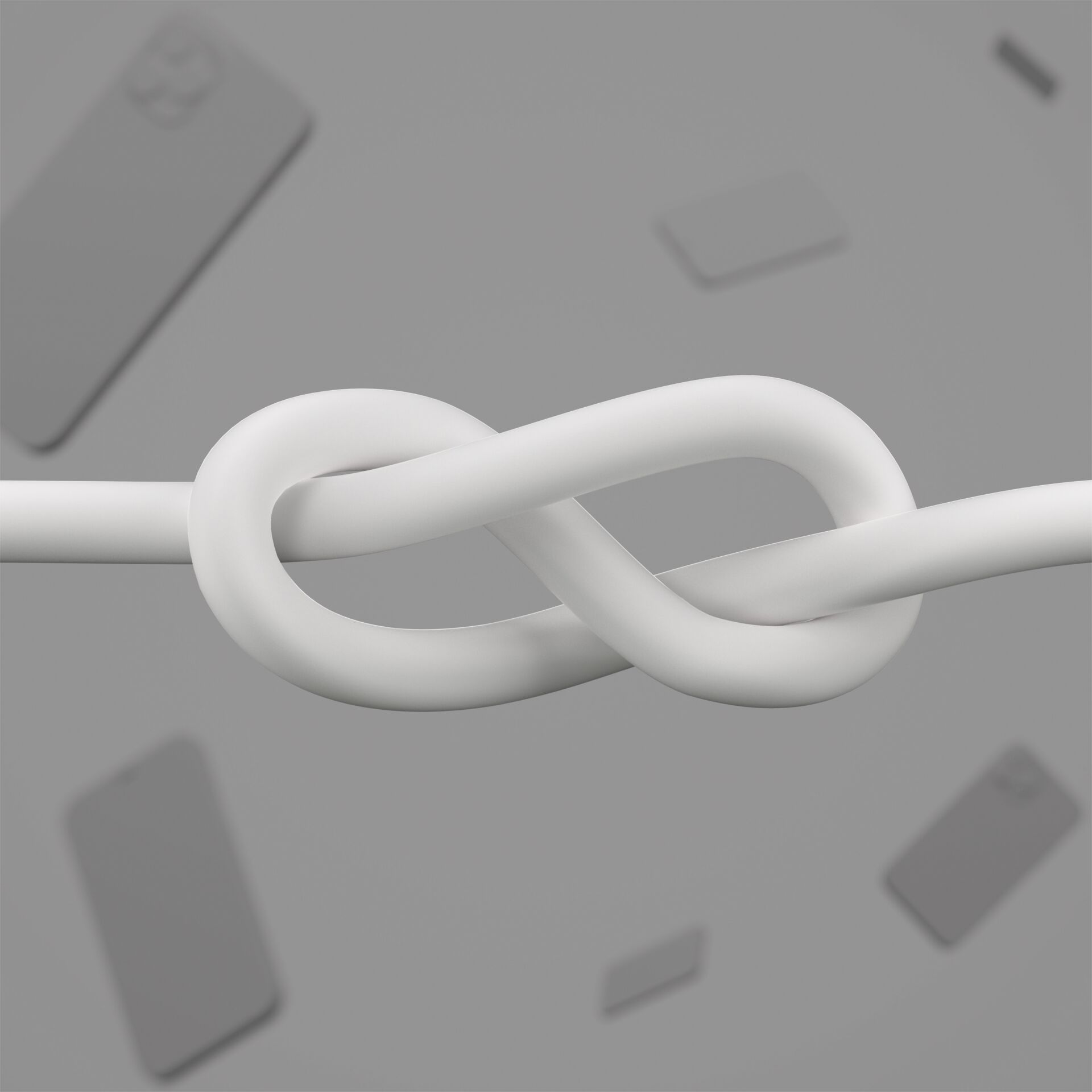 Belkin Flex Lightning/USB-A 3m mfi cert., white CAA008bt3MWH