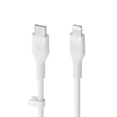 Belkin Flex Lightning/USB-C 15W 3m, mfi, 15W, white CAA009bt