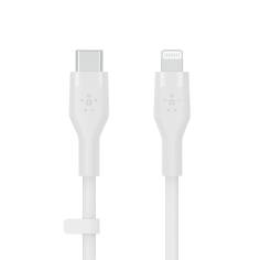 Belkin Flex Lightning/USB-C 15W 3m, mfi, 15W, white CAA009bt 2