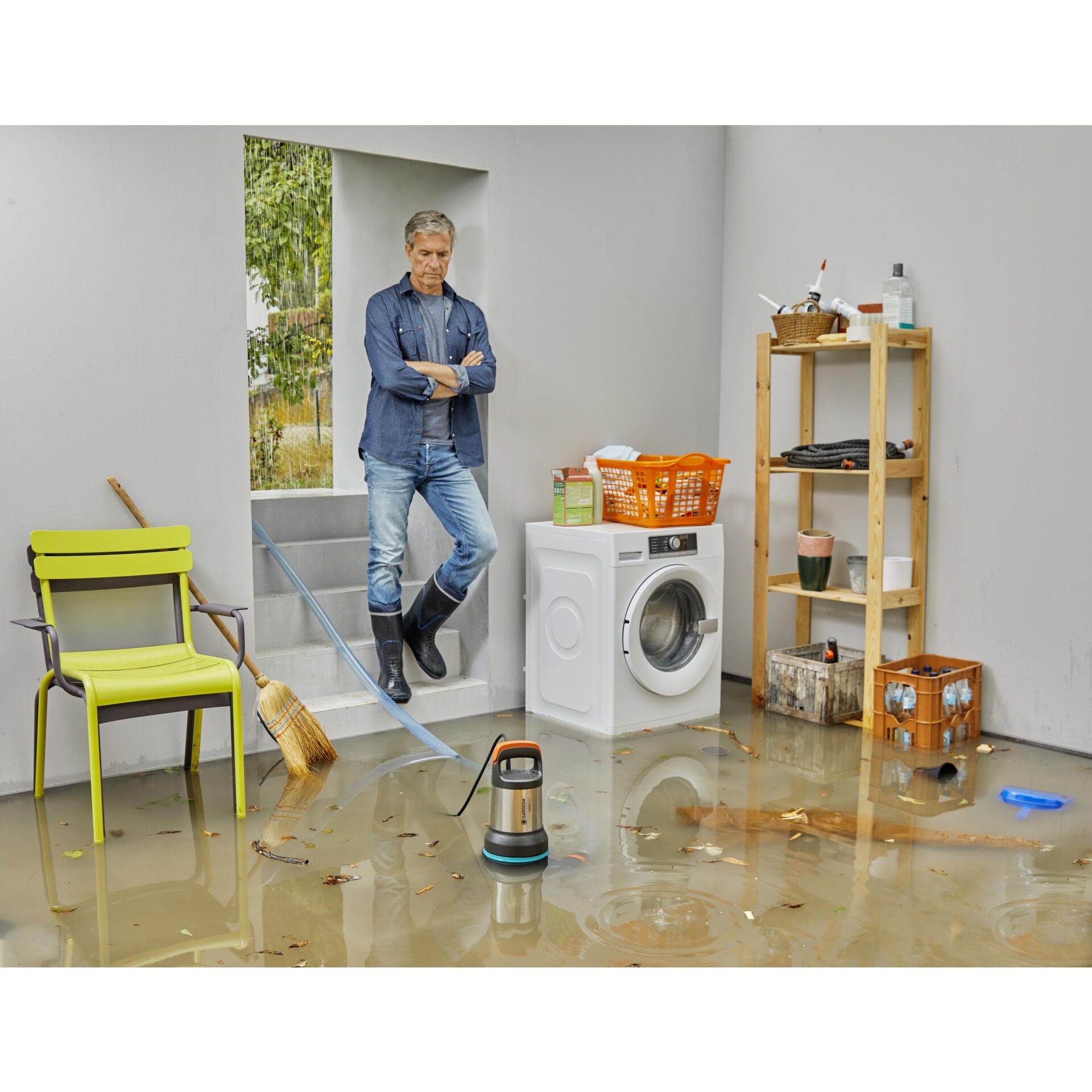 Gardena Clear-/Dirty Water Pump 19500 Aquasensor