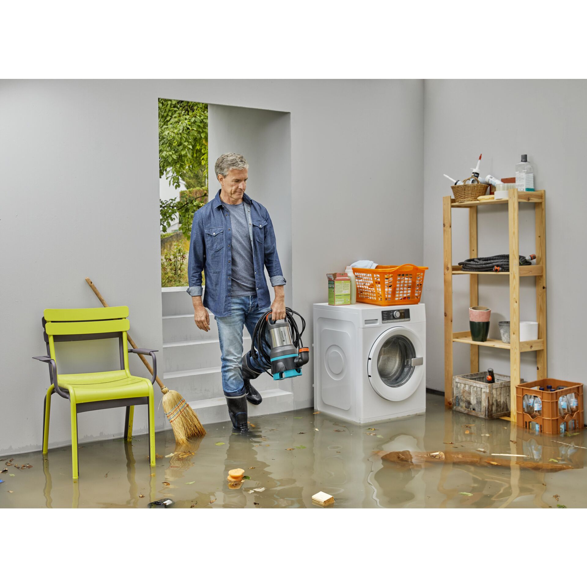 Gardena Clear-/Dirty Water Pump 19500 Aquasensor