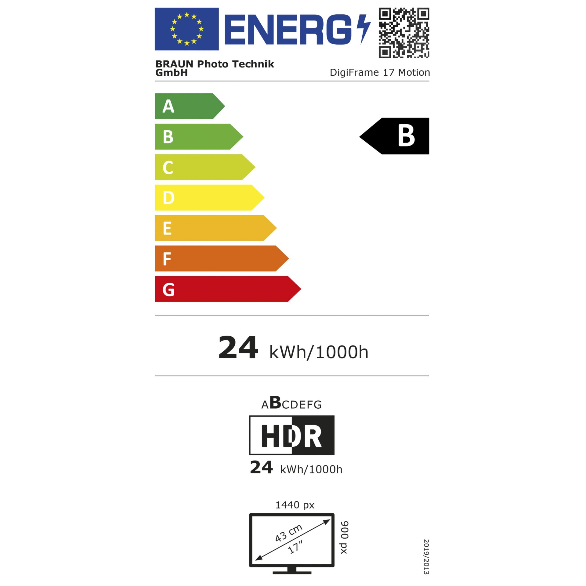 Braun DigiFrame 17 Motion