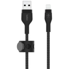 Belkin Flex Lightning/USB-A 1m mfi zetr., schwarz  CAA010bt1 2