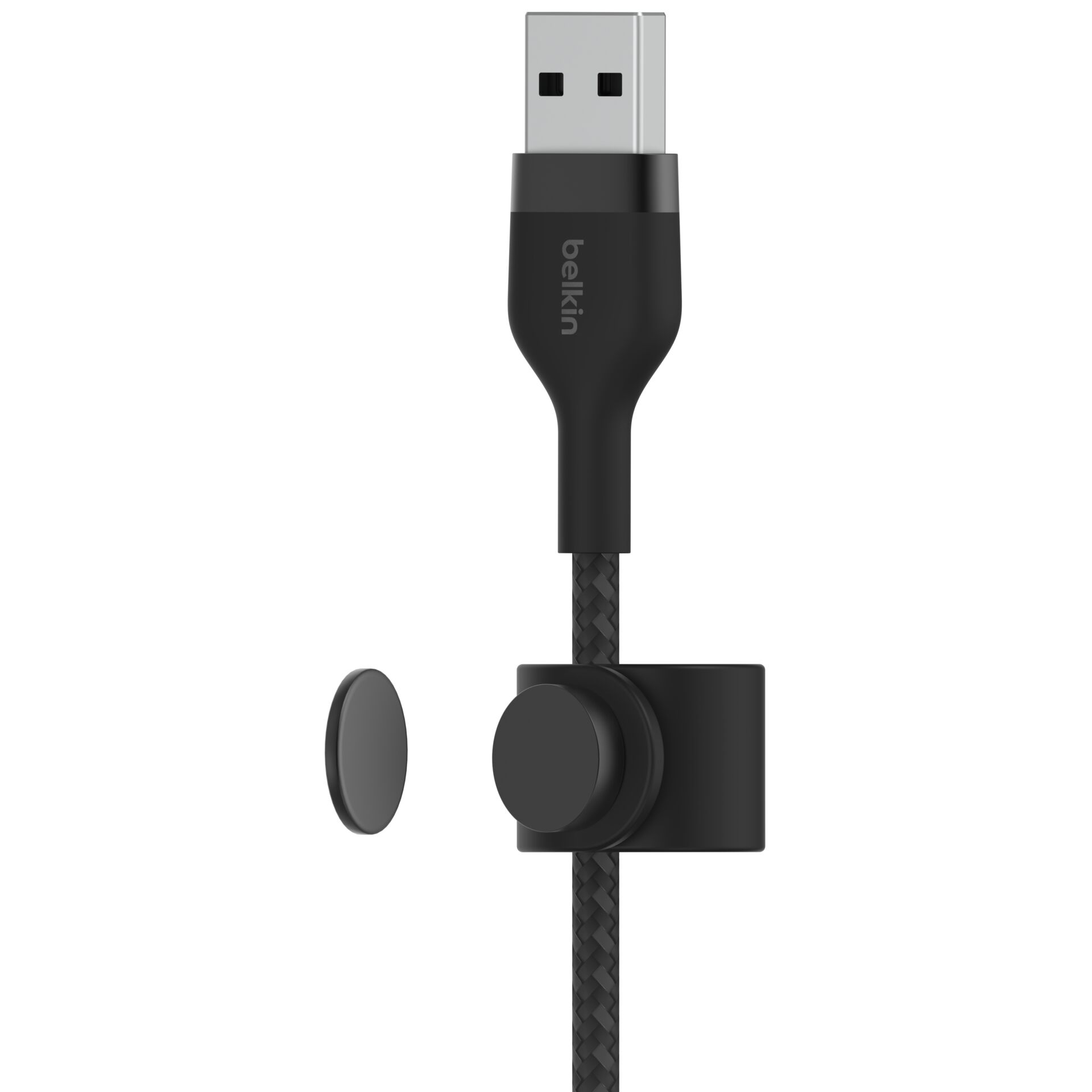 Belkin Flex Lightning/USB-A 2m mfi zetr., schwarz  CAA010bt2