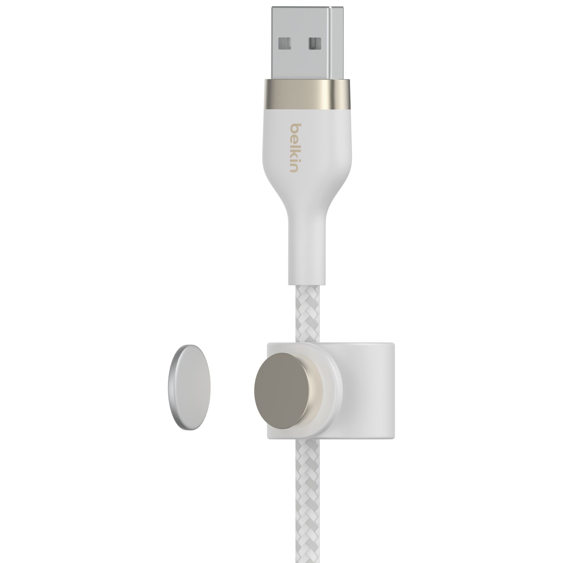 Belkin Flex Lightning/USB-A 3m mfi zetr., weiß     CAA010bt3