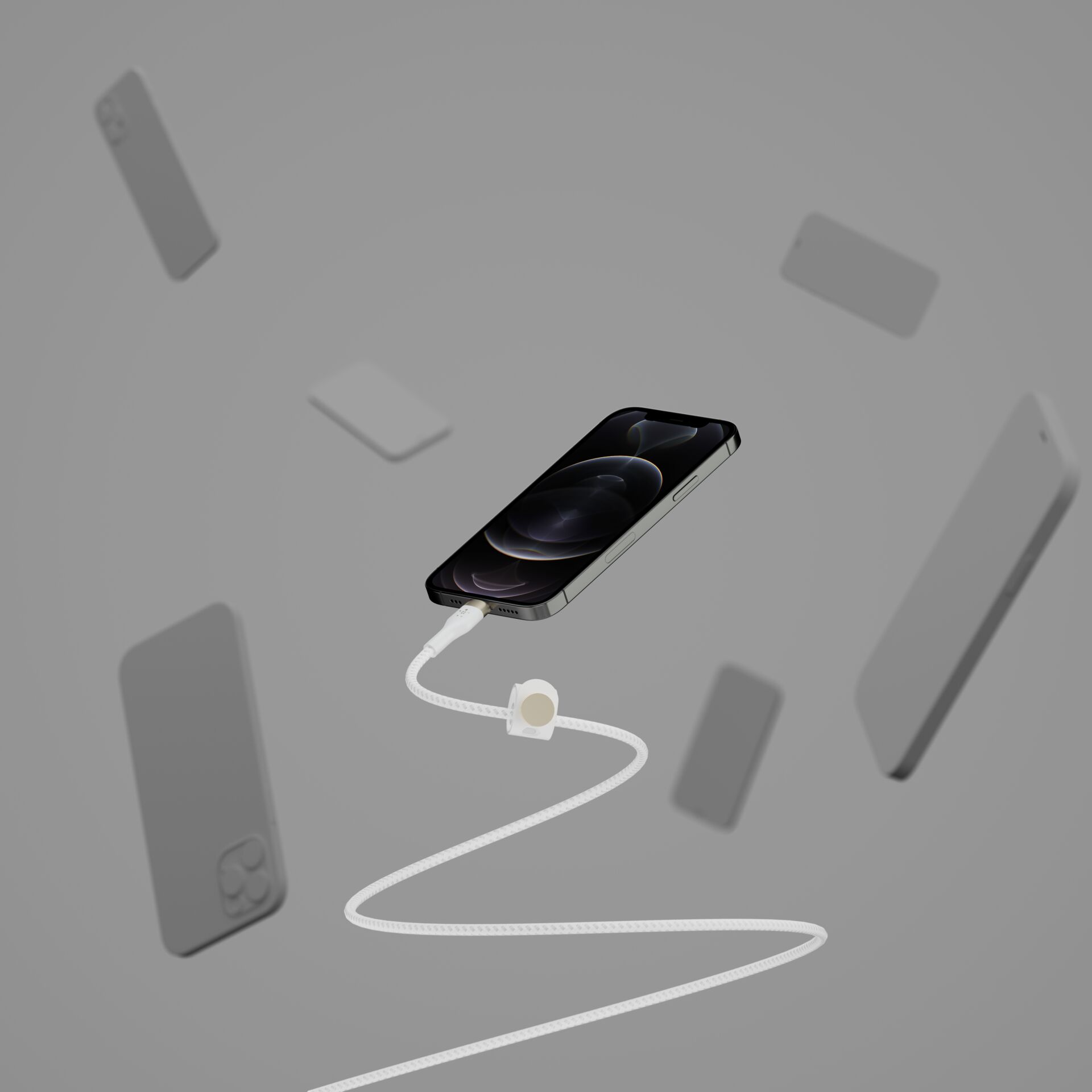 Belkin Flex Lightning/USB-C 15W 1m mfi.zert. weiß   CAA011bt