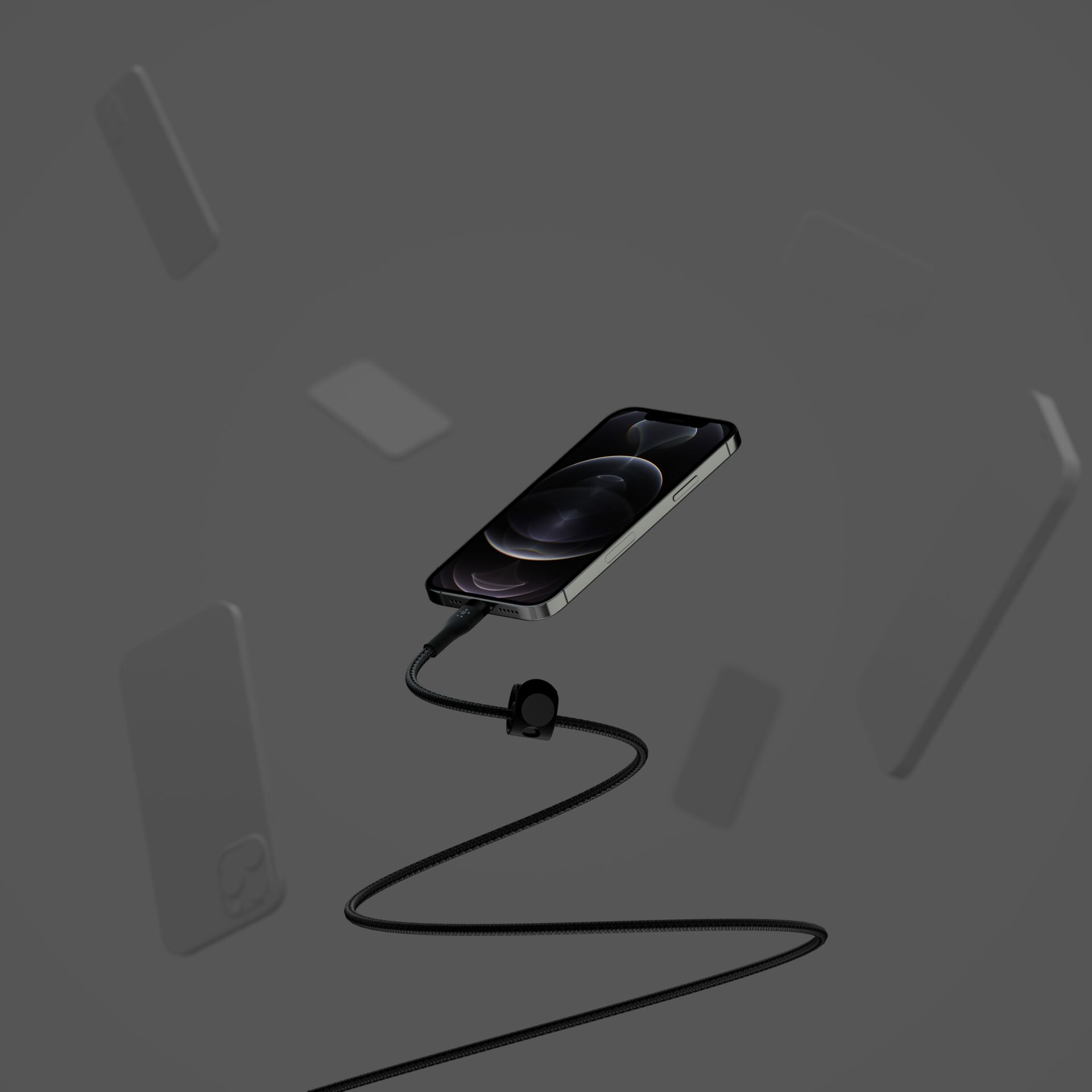 Belkin Flex Lightning/USB-C 15W 3m mfi.zert.schwarz CAA011bt