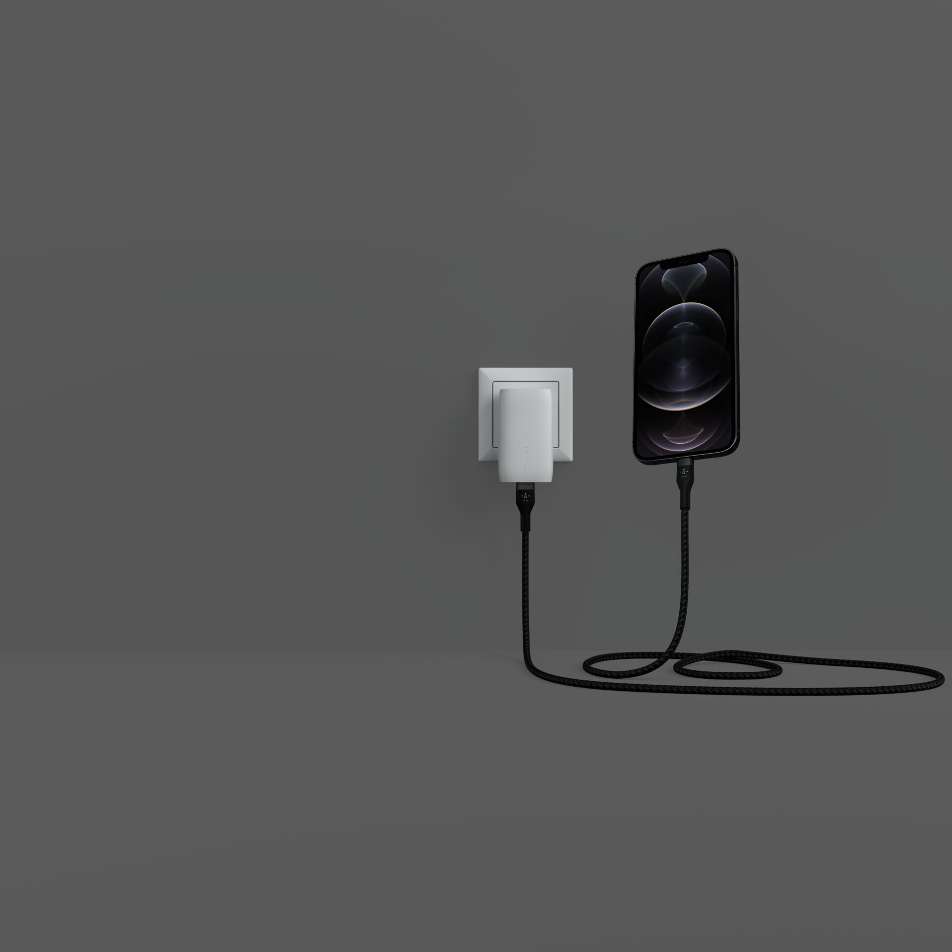 Belkin Flex Lightning/USB-C 15W 3m mfi.zert.schwarz CAA011bt