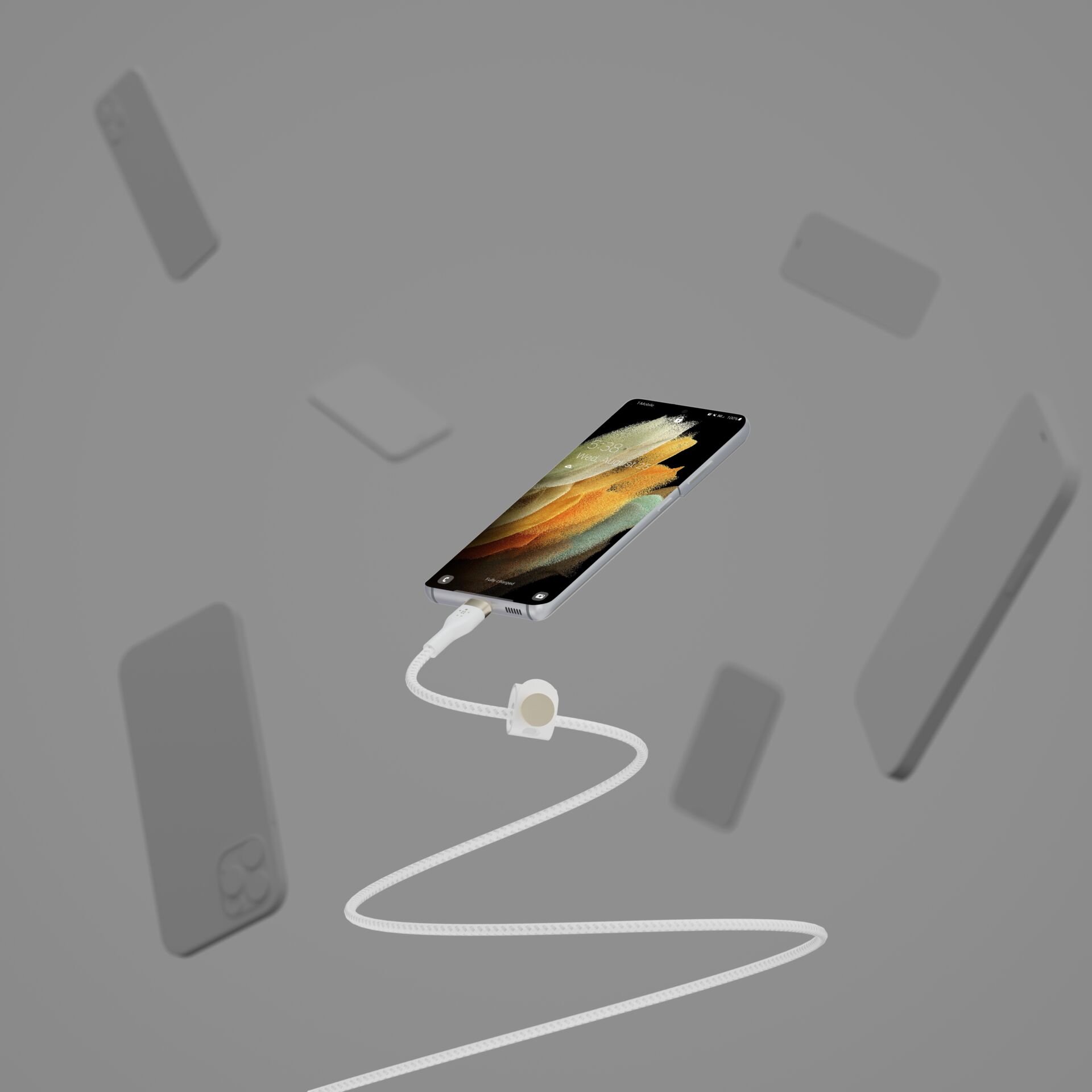 Belkin Flex USB-C/USB-C bis 60W 1m, weiß            CAB011bt