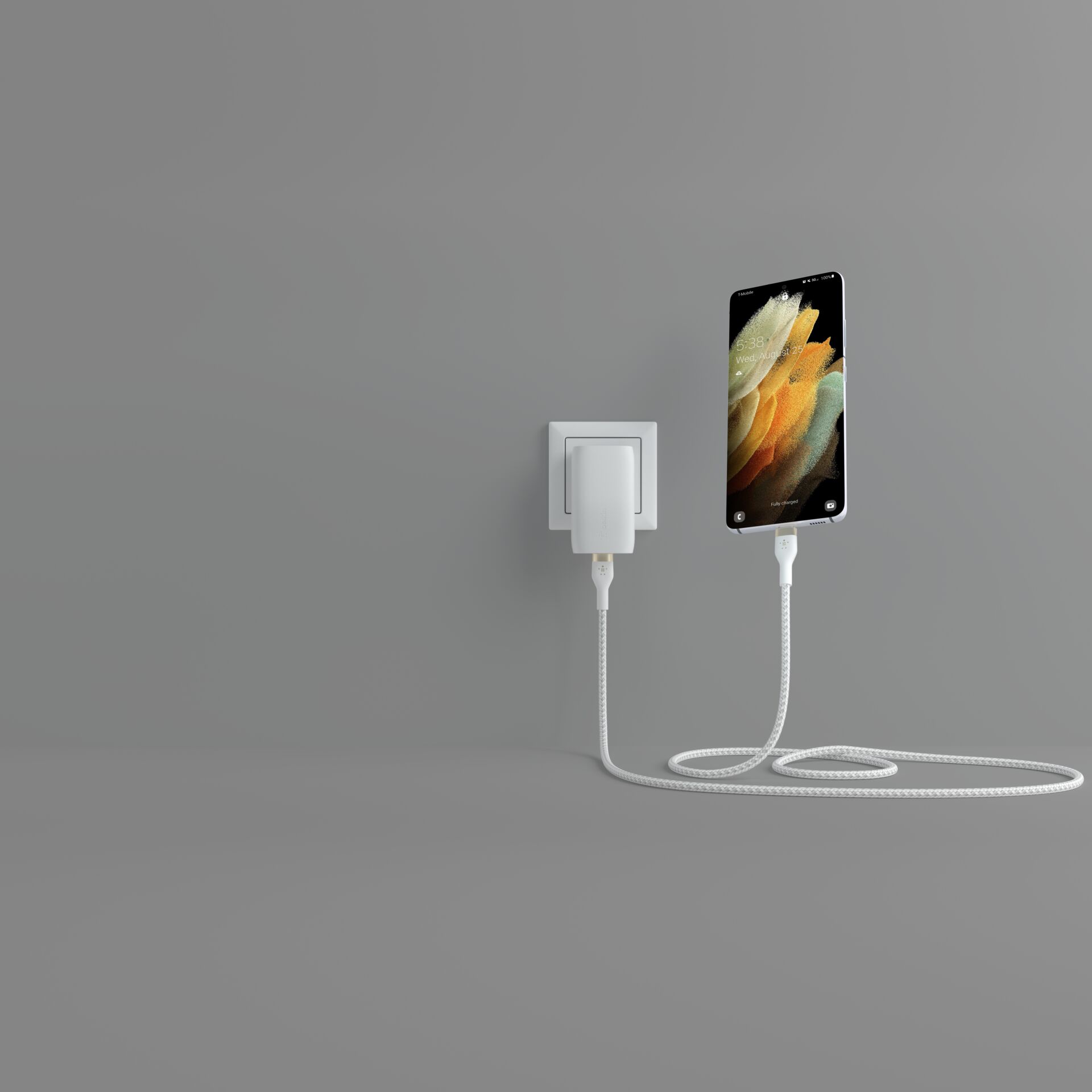 Belkin Flex USB-C/USB-C bis 60W 2m, weiß            CAB011bt