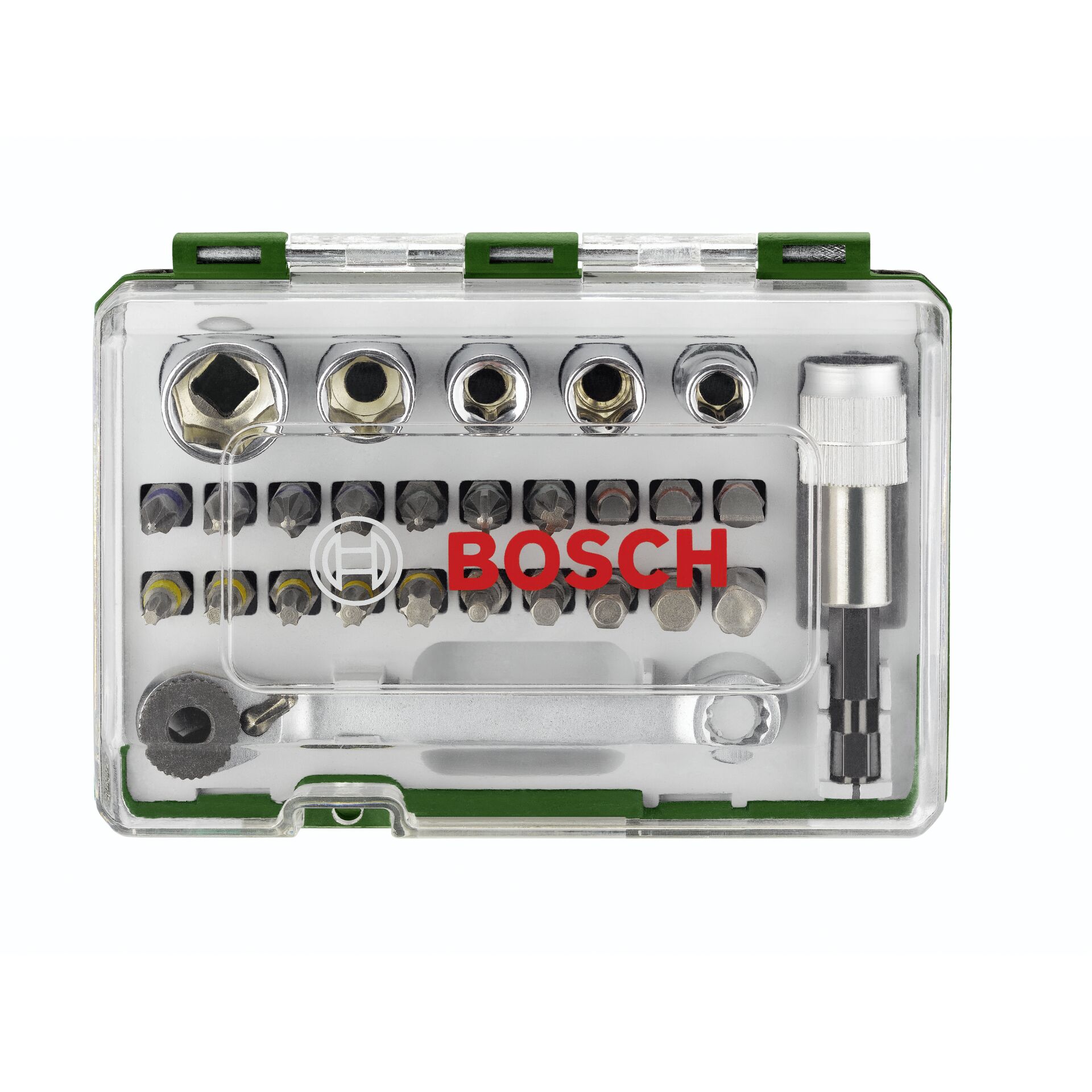Bosch Prom 27-pcs. Screwdriver Bit and Ratchet Set