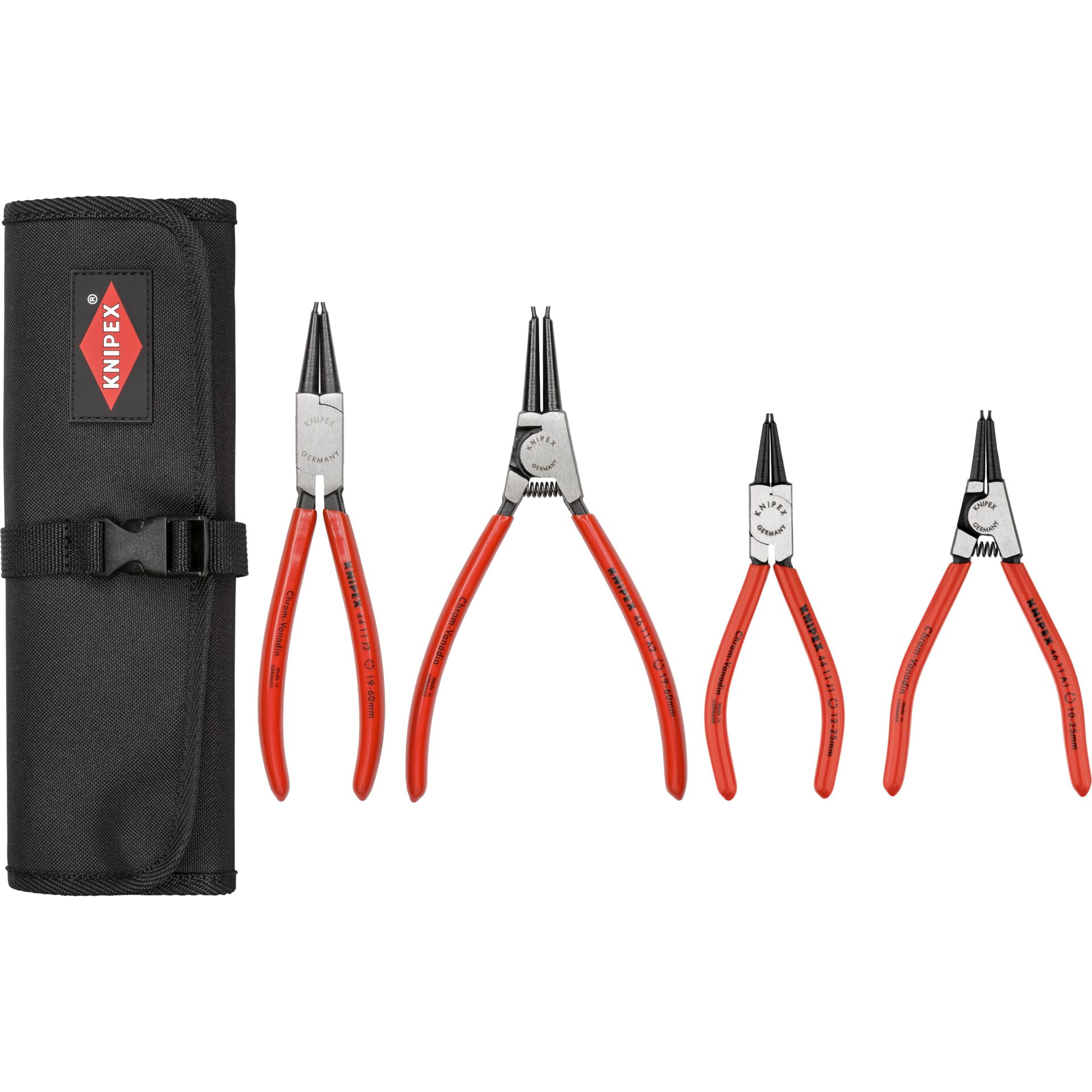 KNIPEX Circlip Pliers Set Bag with 4 Pliers
